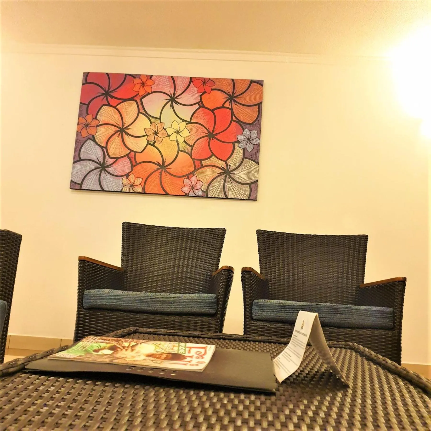 Seating area in Suva Motor Inn