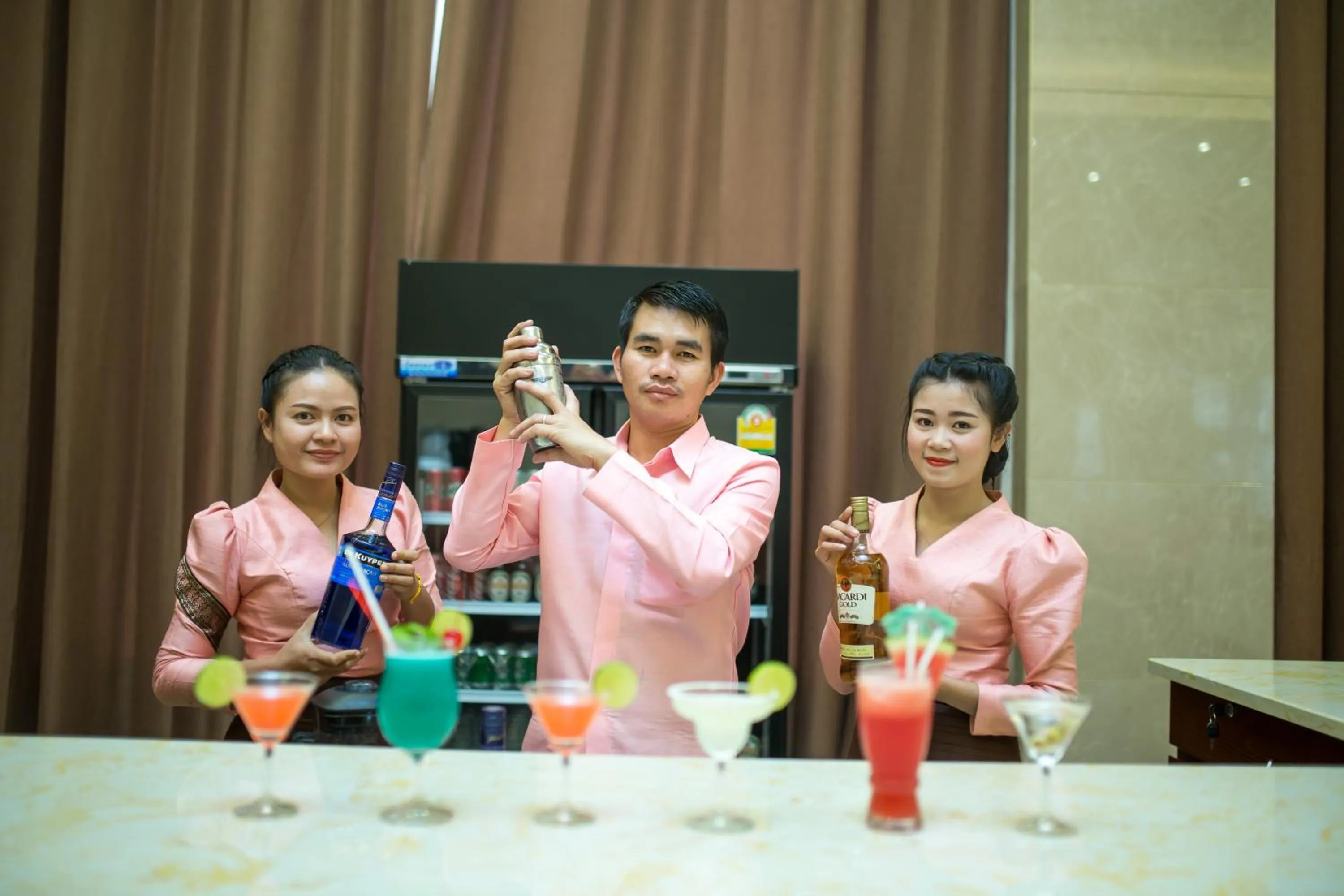 Staff in Paksong Danngarm Hotel