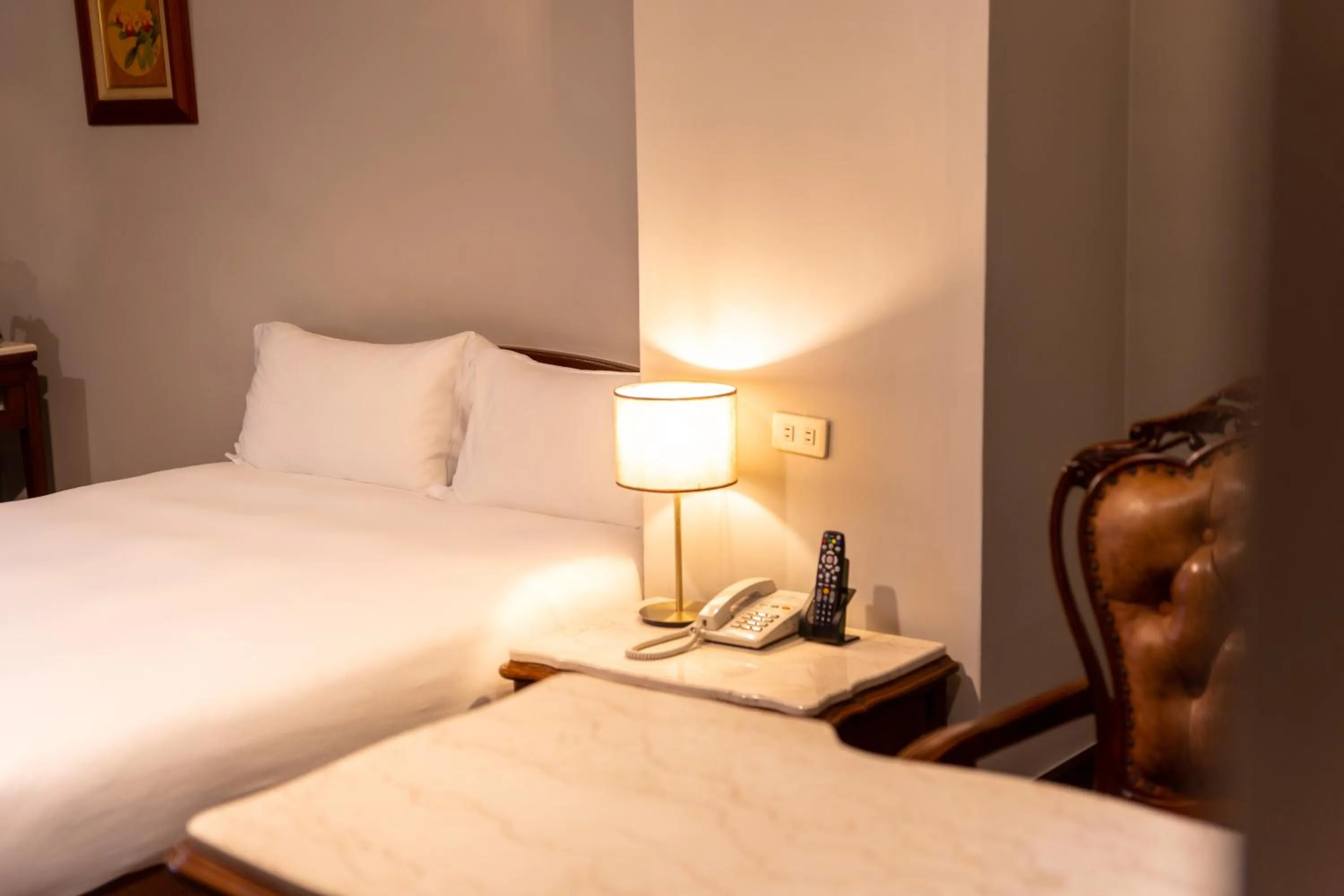 Bed in Chiayi King Hotel