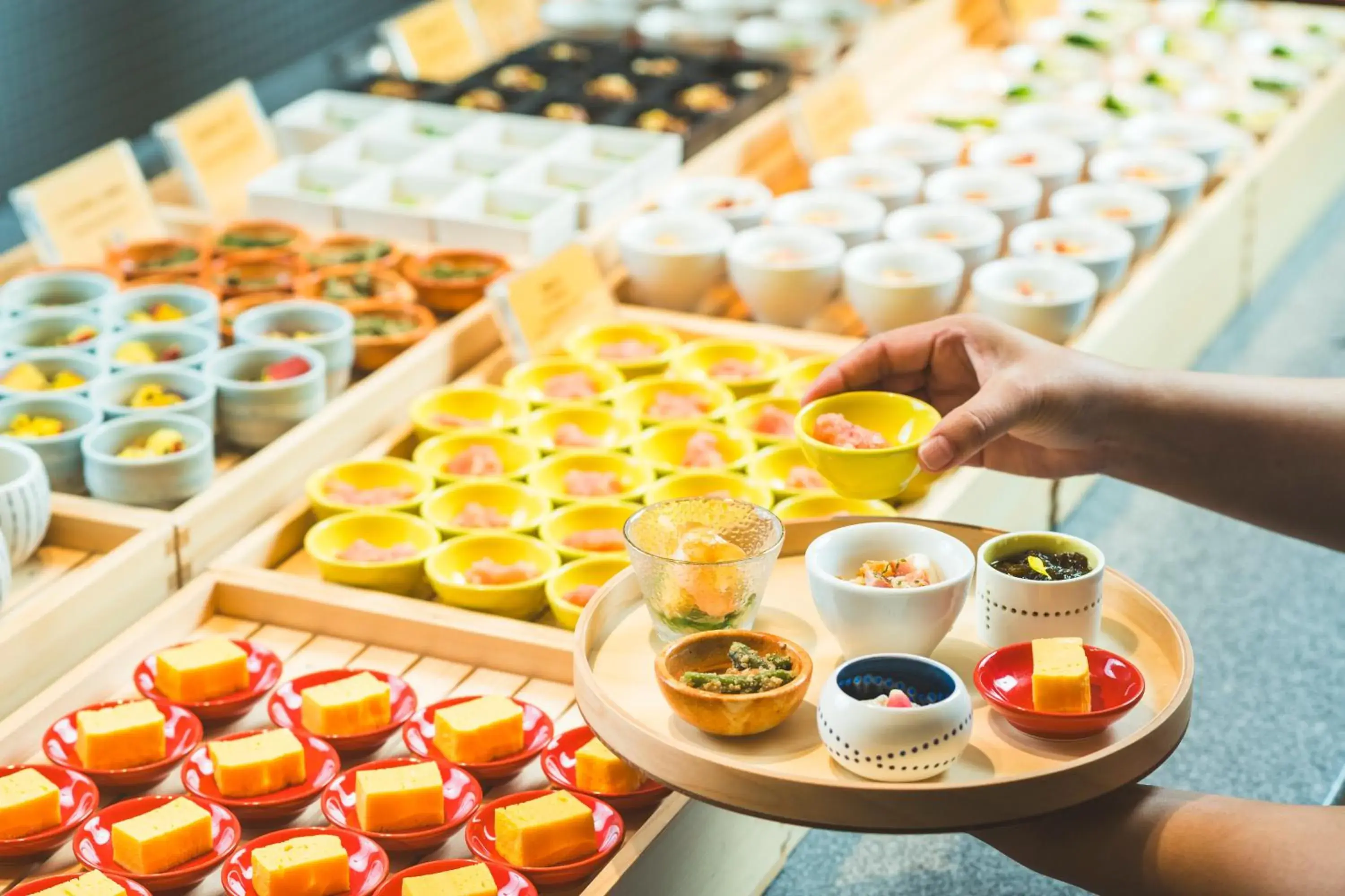 Food close-up in Loisir Spa Tower Naha Food close-up in Loisir Spa Tower Naha