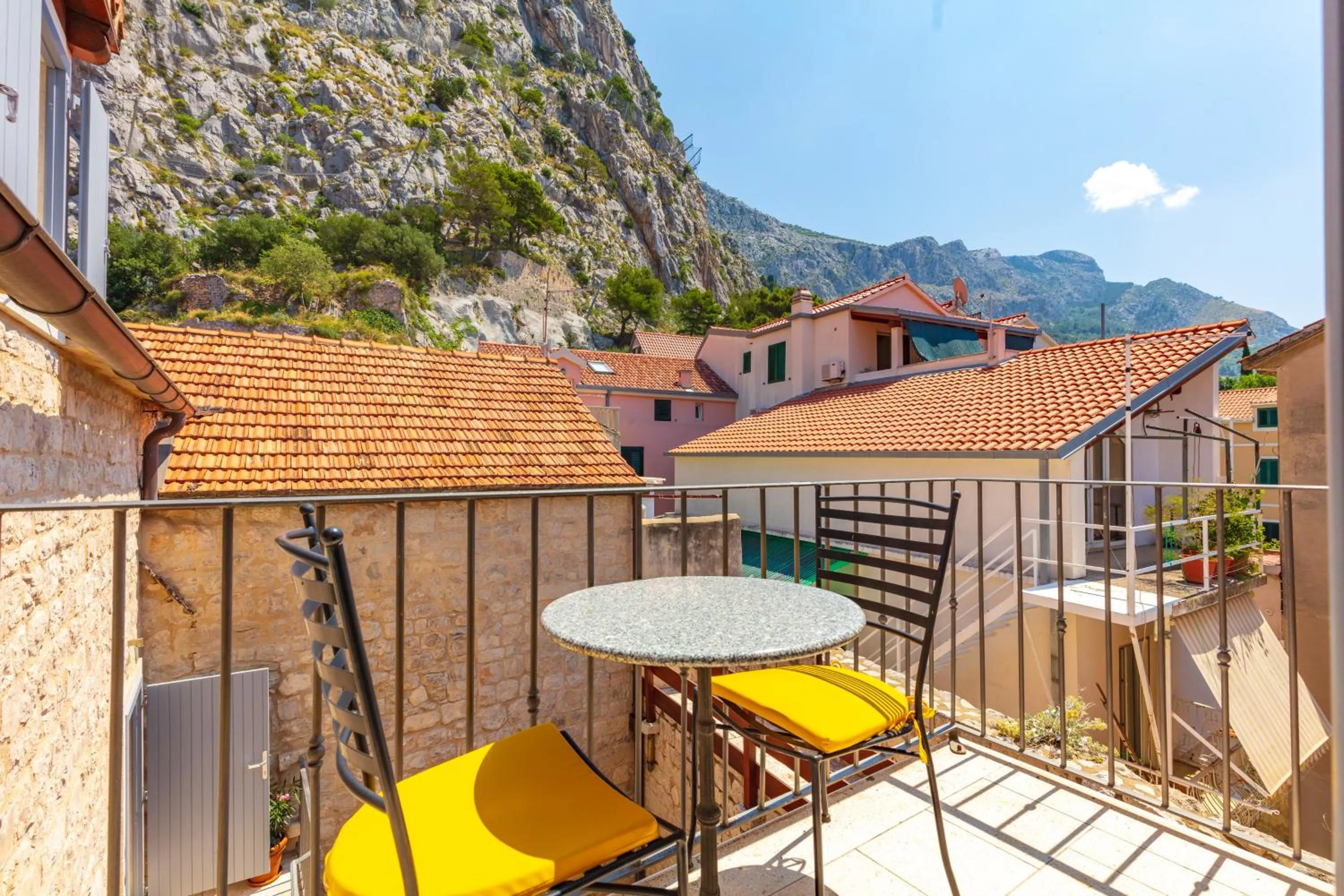 Balcony/Terrace in Villa Mama - Traditional Apartments in Omis, free parking