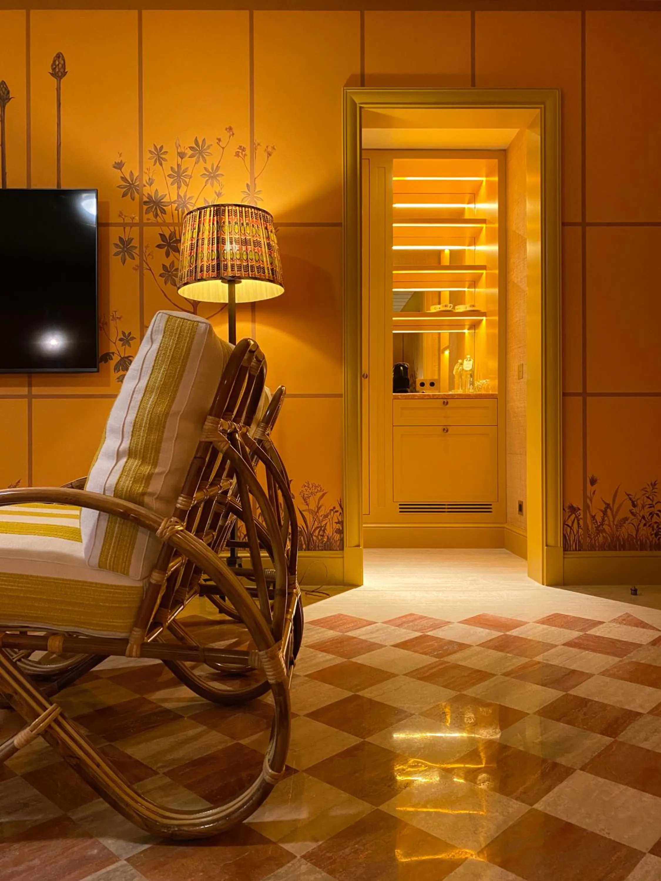 Seating area in Albergo Hotel