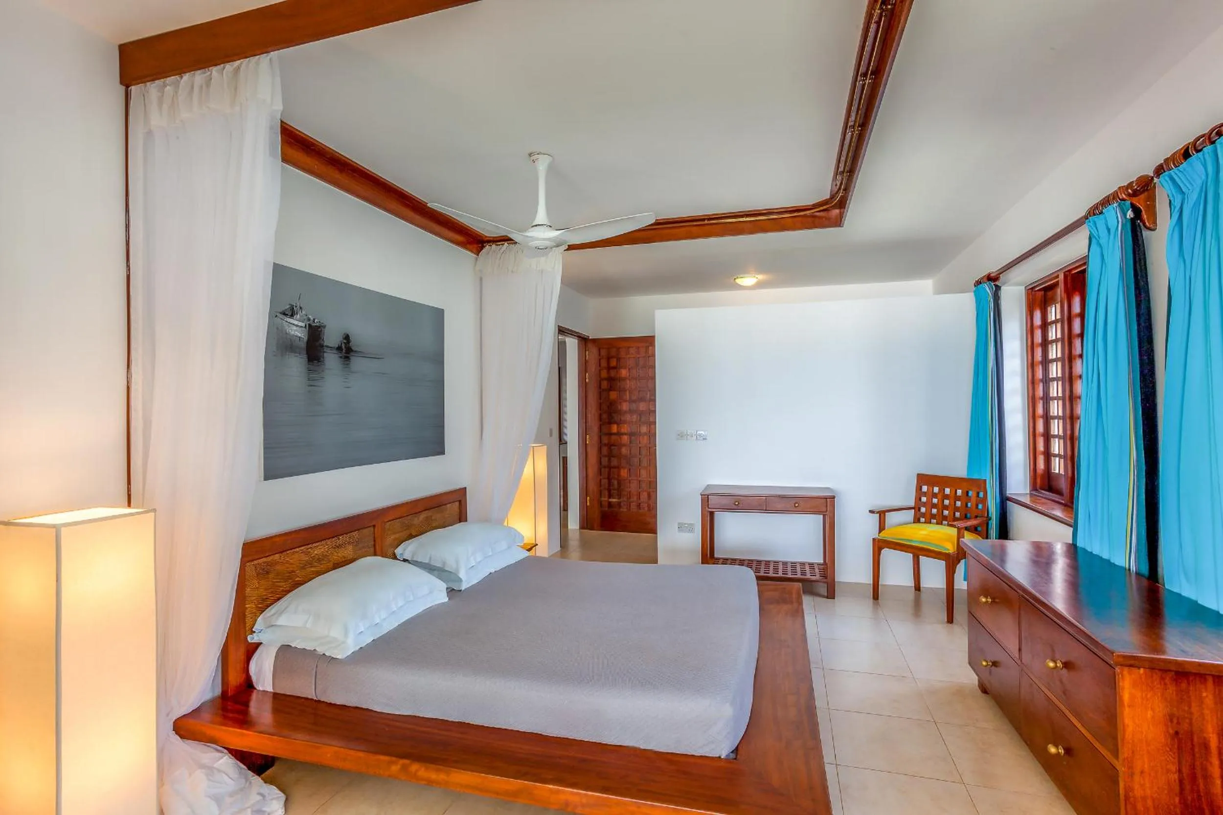 Bedroom, Bed in Tequila Sunrise Beach Cabana - Diani Beach
