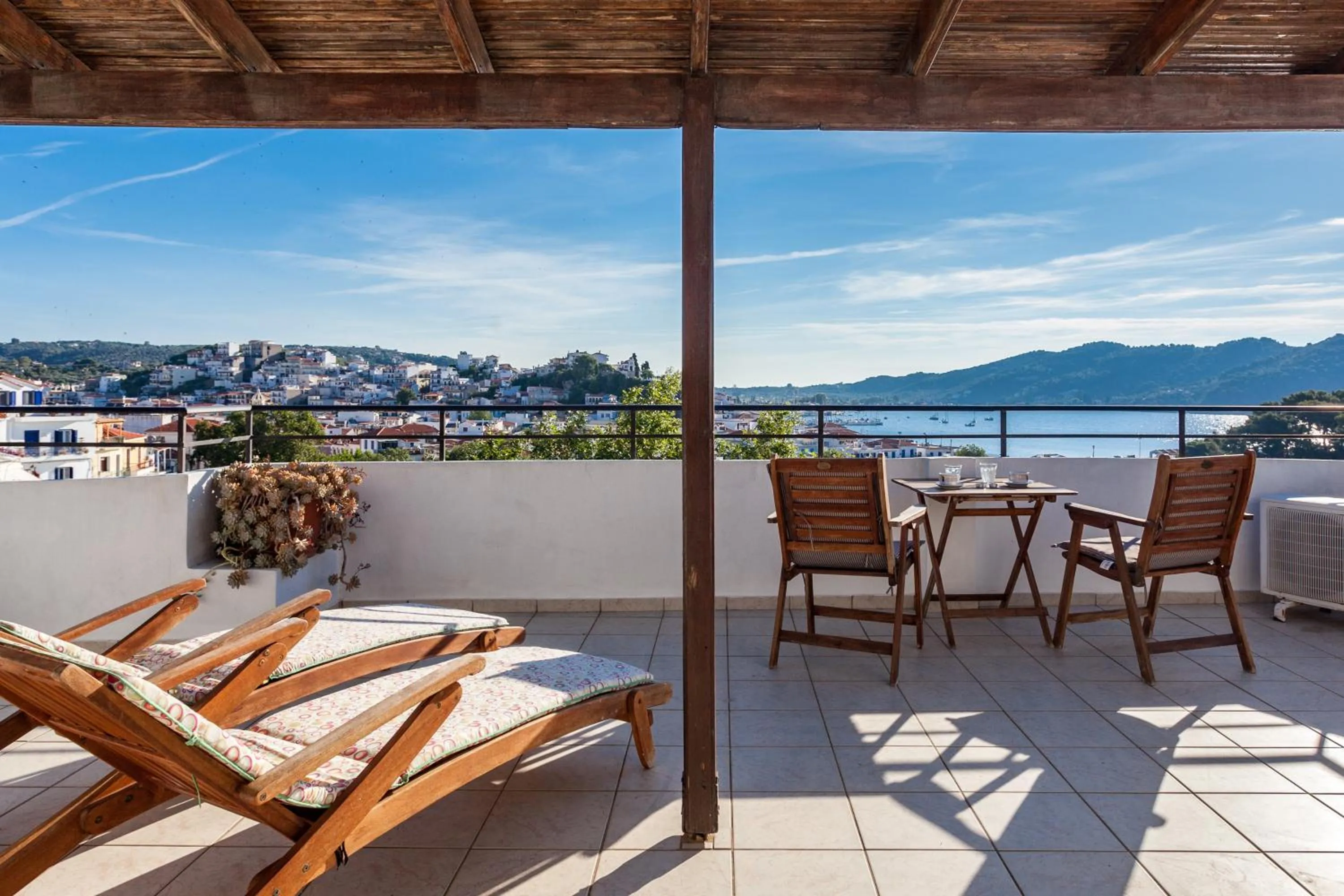 Balcony/Terrace in Argo Pension