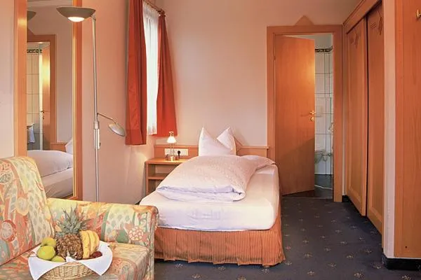 Bed in Hotel Solstein