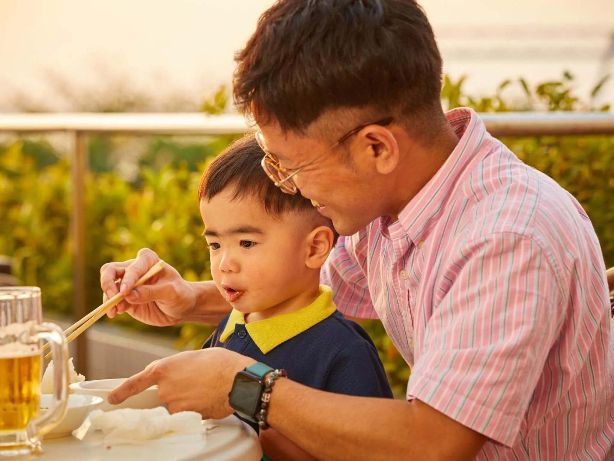 Family in Royal View Hotel Churaumi