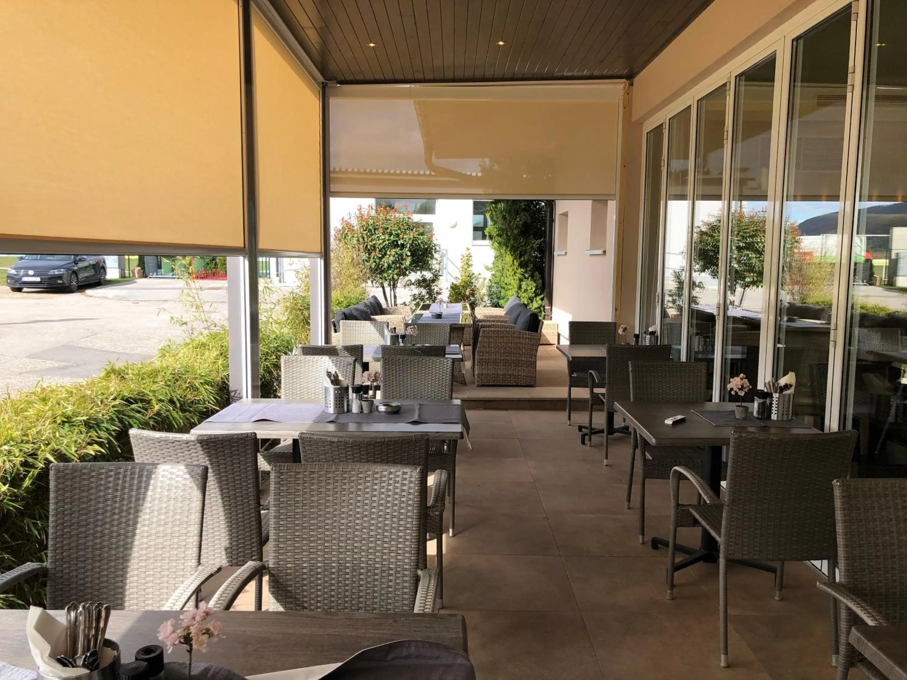 Garden in Hotel Restaurant FIDI