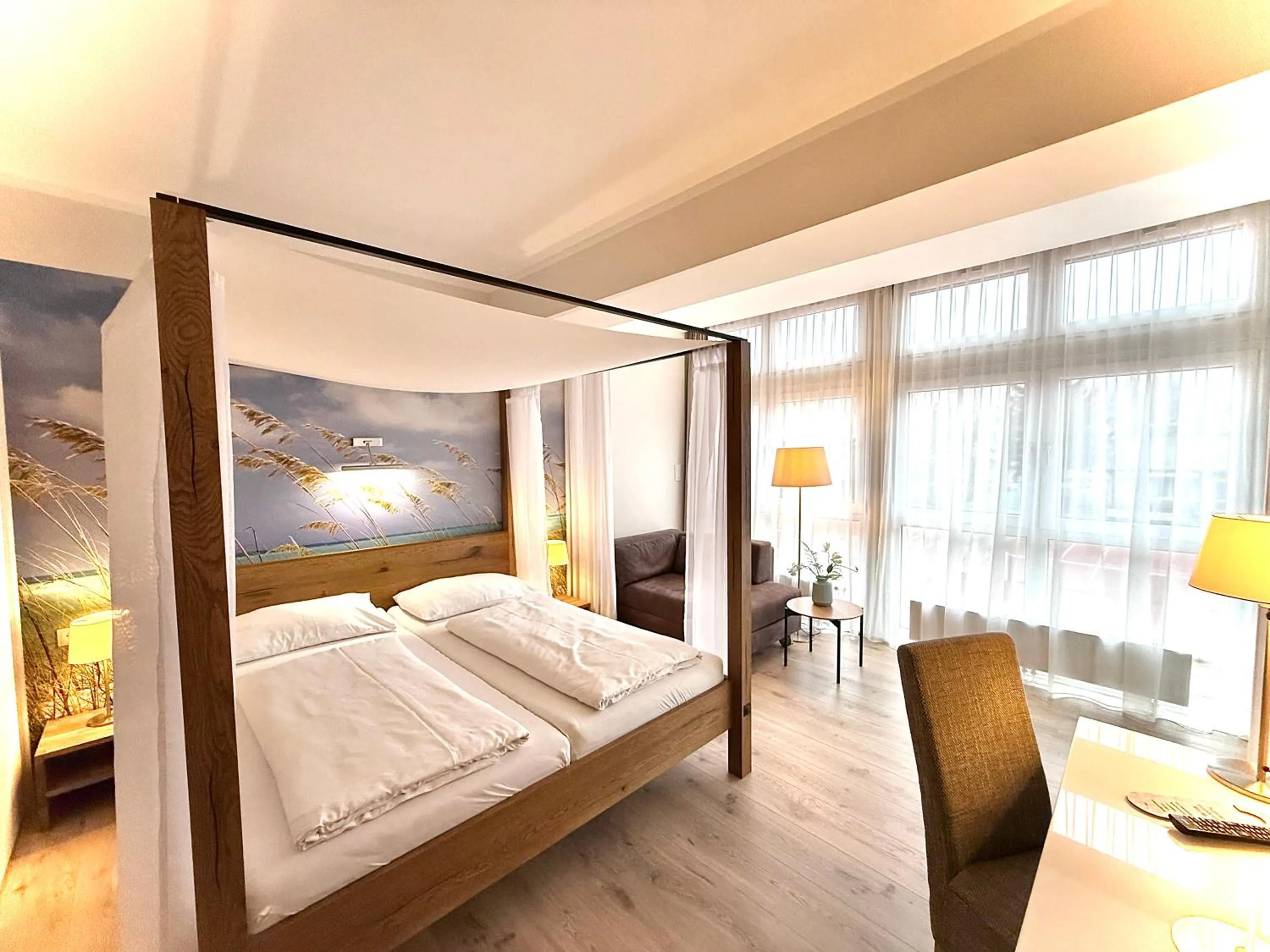 Bedroom, Bed in Hotel Restaurant FIDI