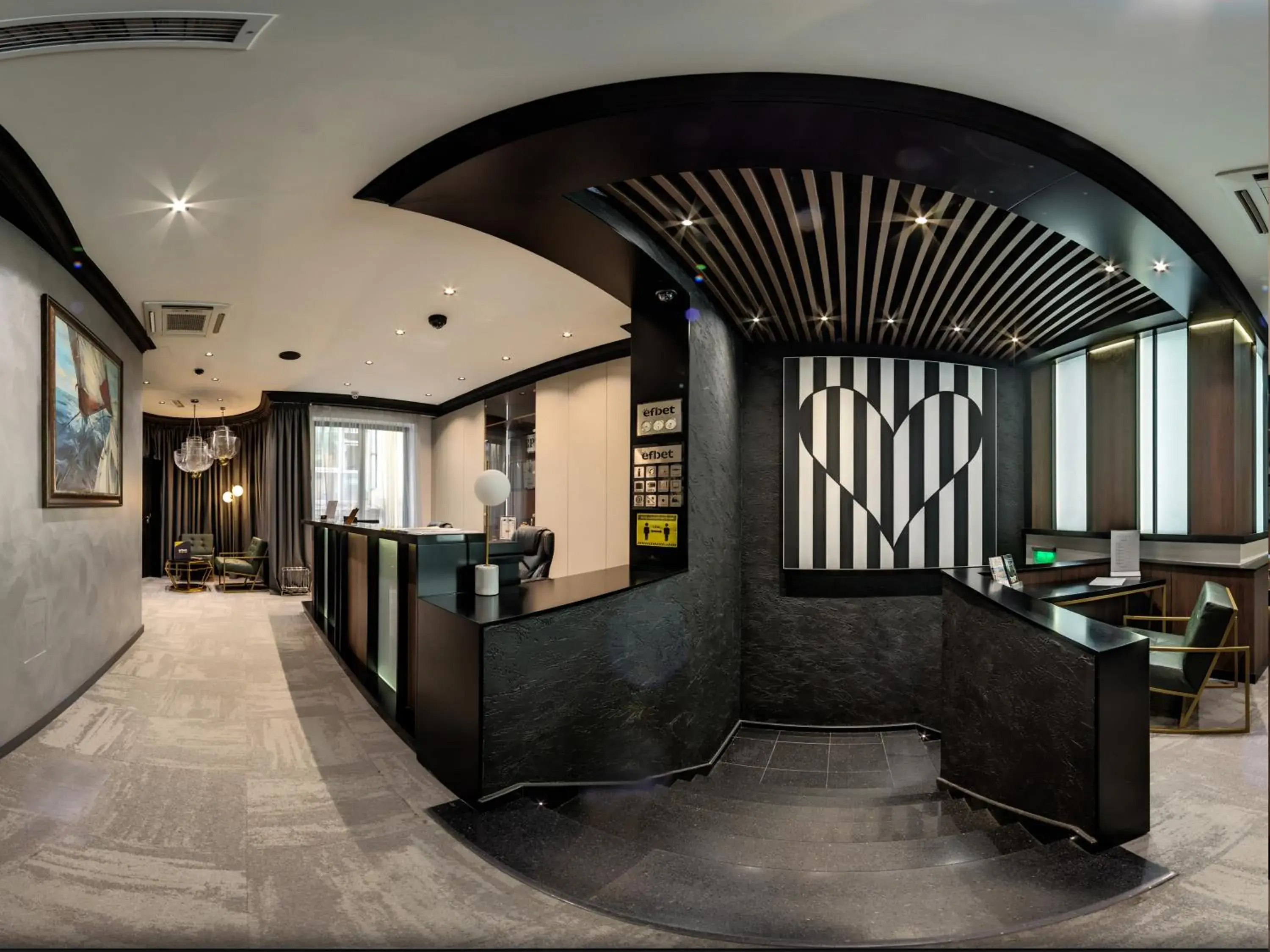 Lobby or reception in Efbet Hotel Lobby or reception in Efbet Hotel