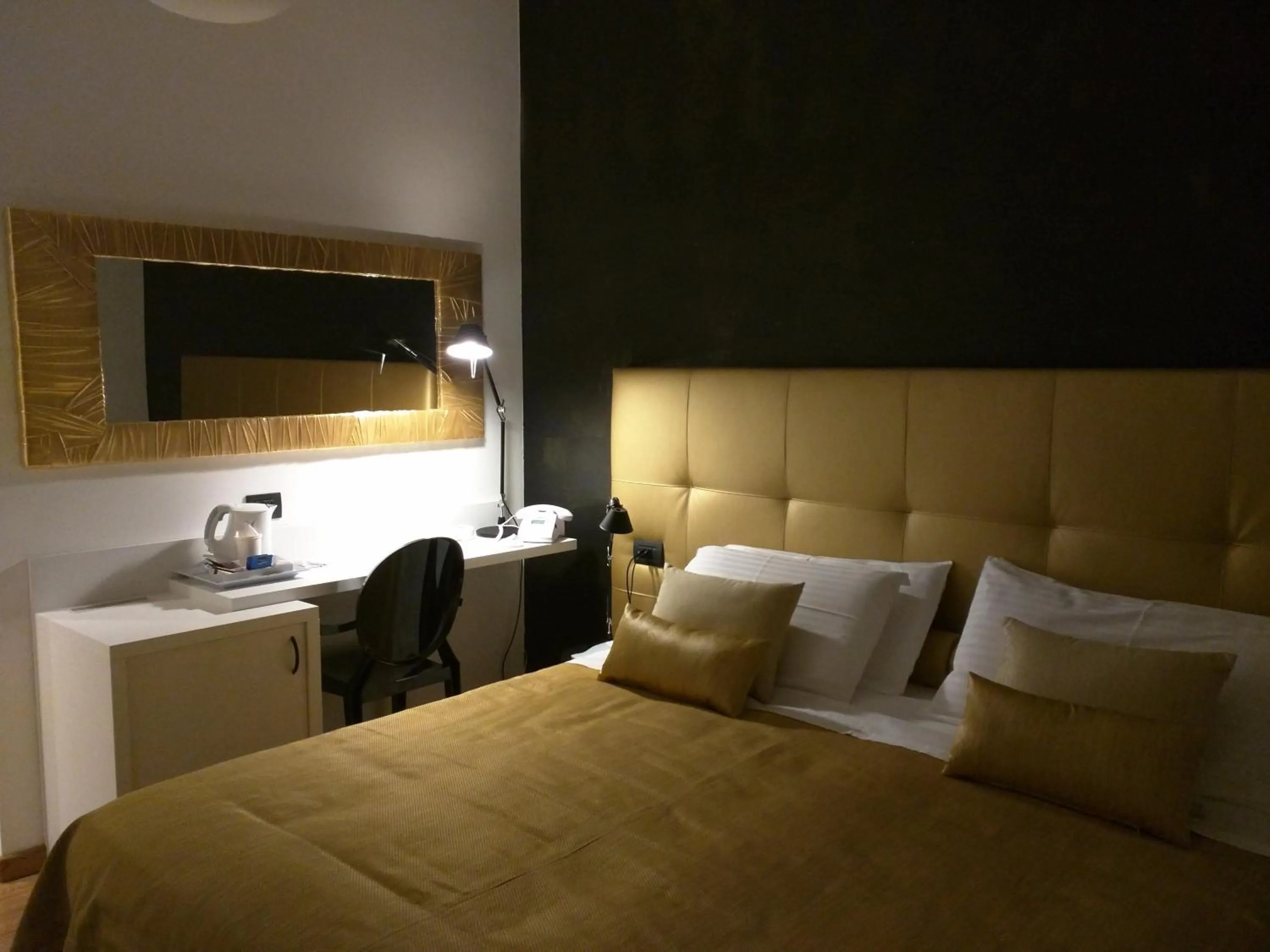 Bed in Hotel La Vigna