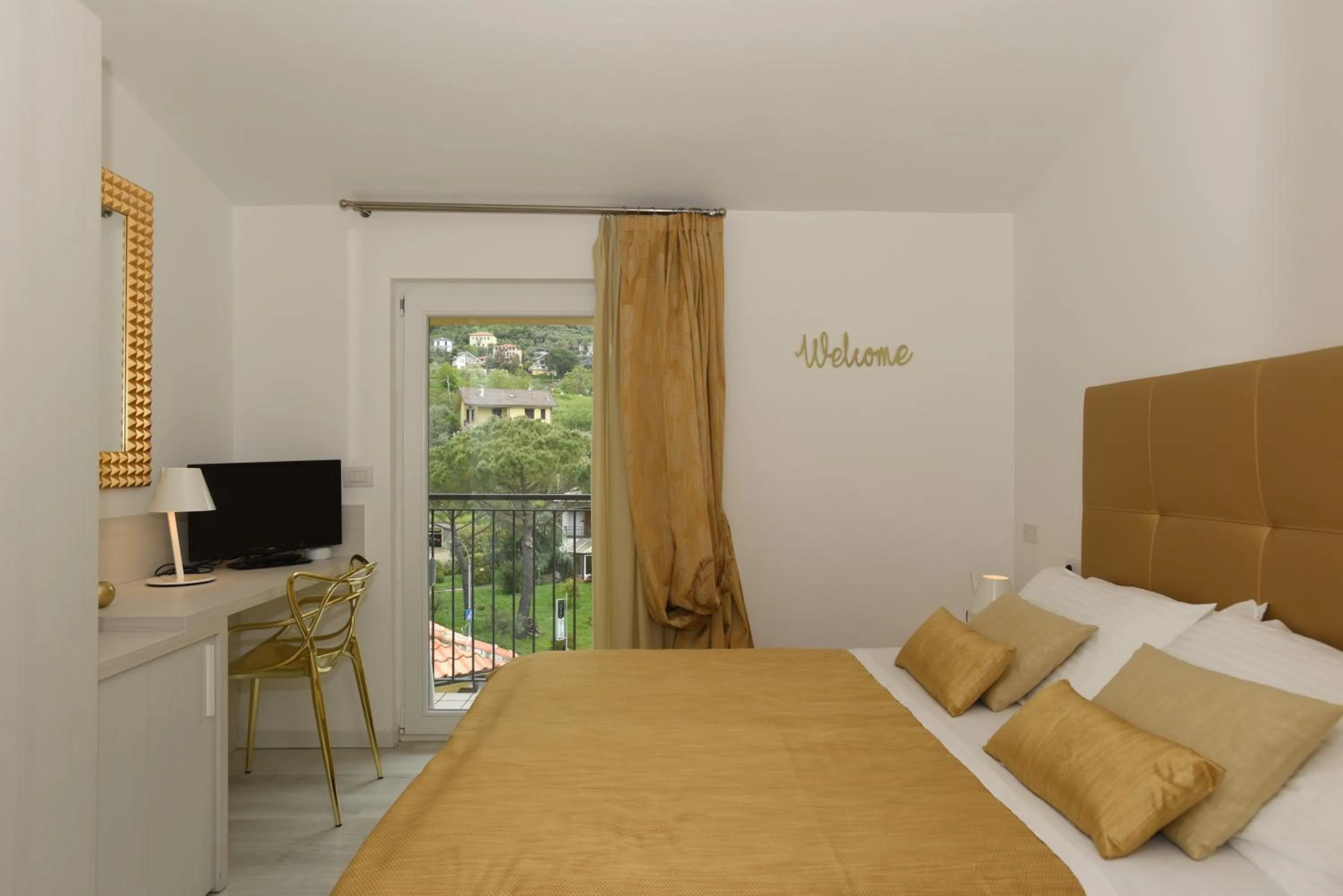 Bed in Hotel La Vigna