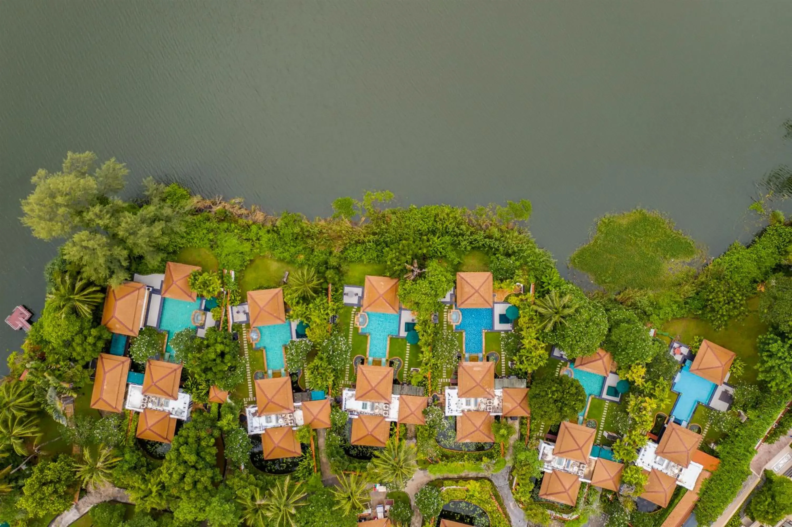 Bird's eye view in Banyan Tree Phuket Bird's eye view in Banyan Tree Phuket