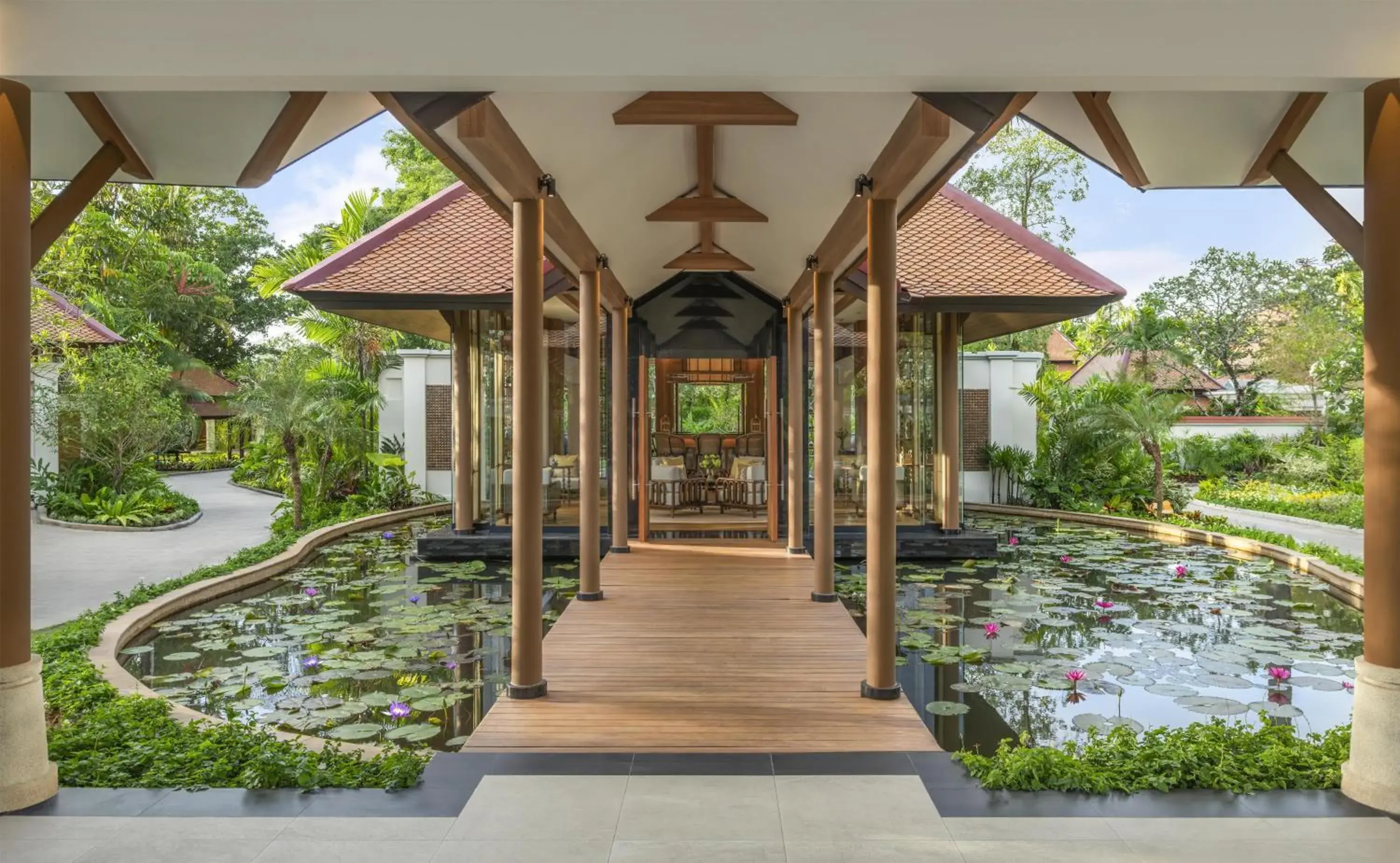 Lobby or reception in Banyan Tree Phuket Lobby or reception in Banyan Tree Phuket