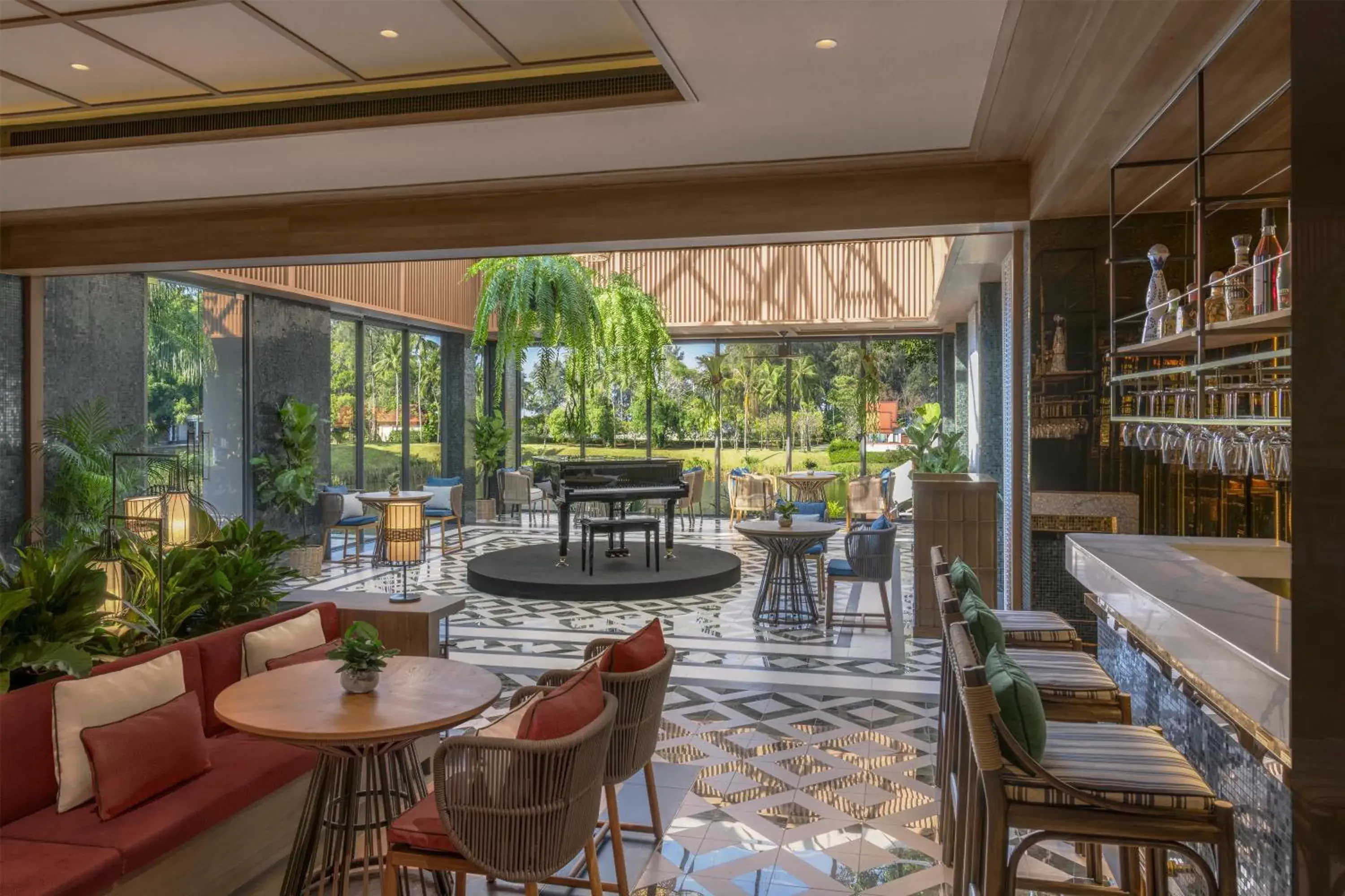 Lounge or bar in Banyan Tree Phuket Lounge or bar in Banyan Tree Phuket