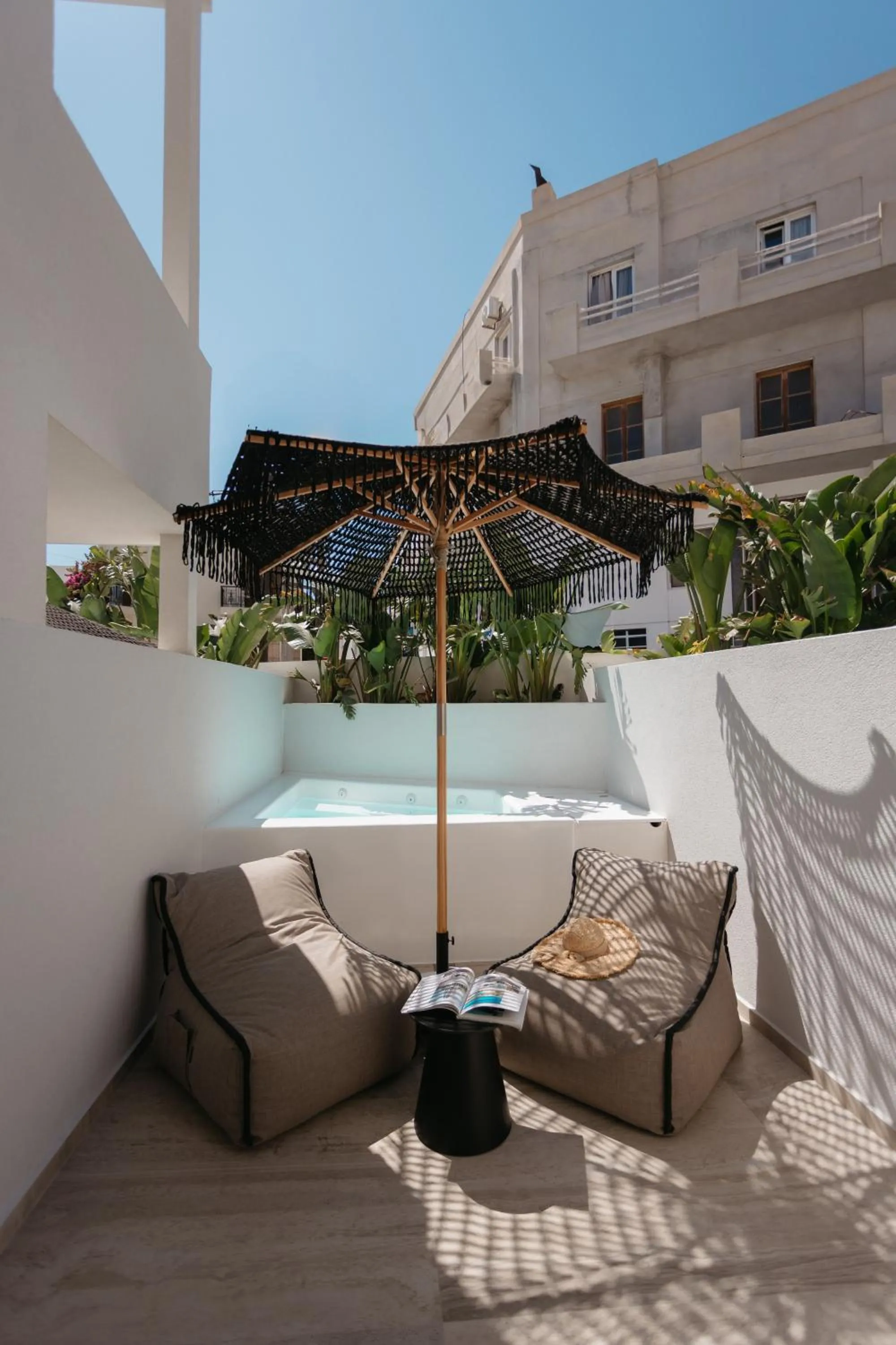 Hot Tub in Hotel Sphinx