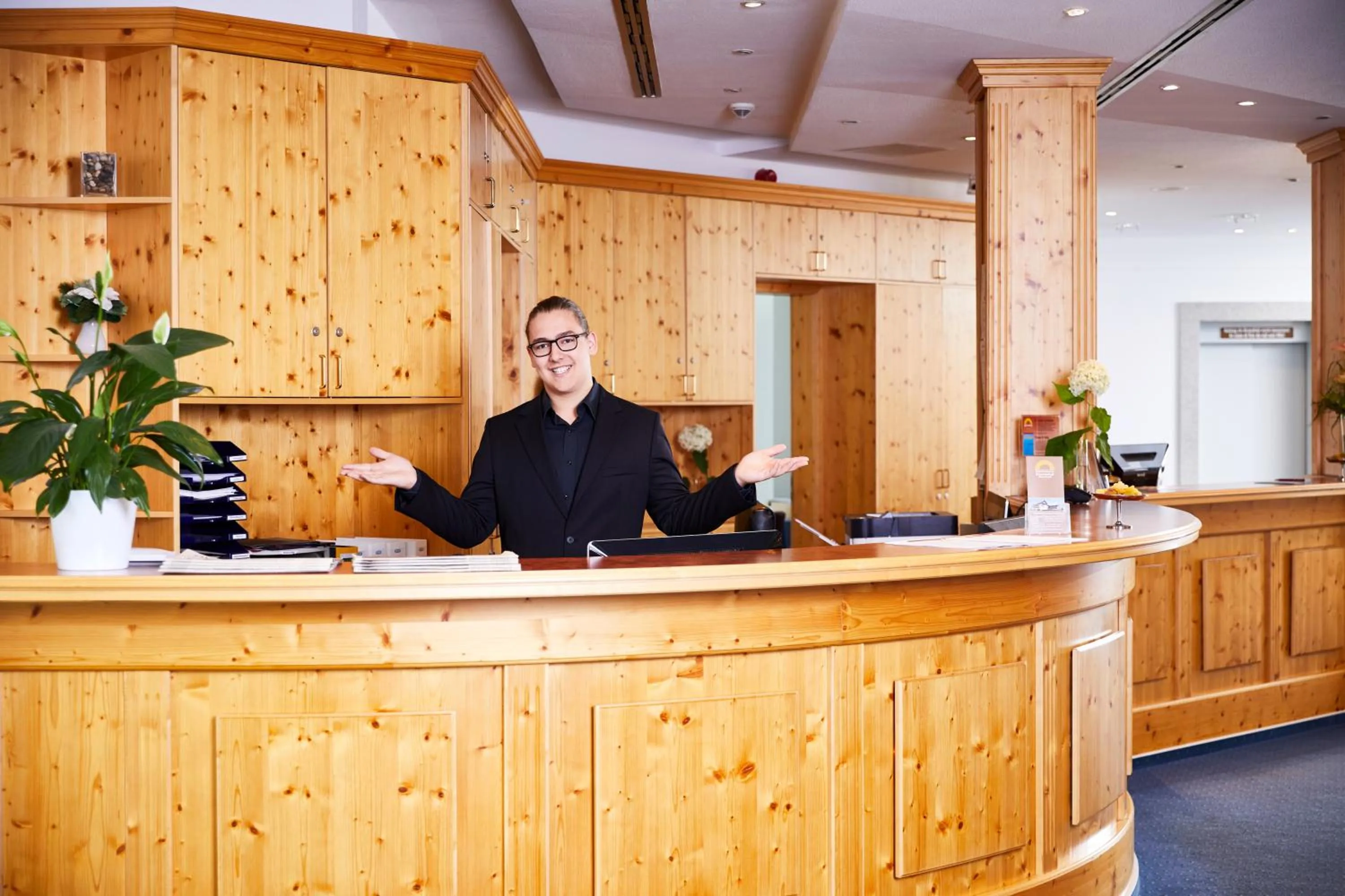 Lobby or reception in Sonnenhof