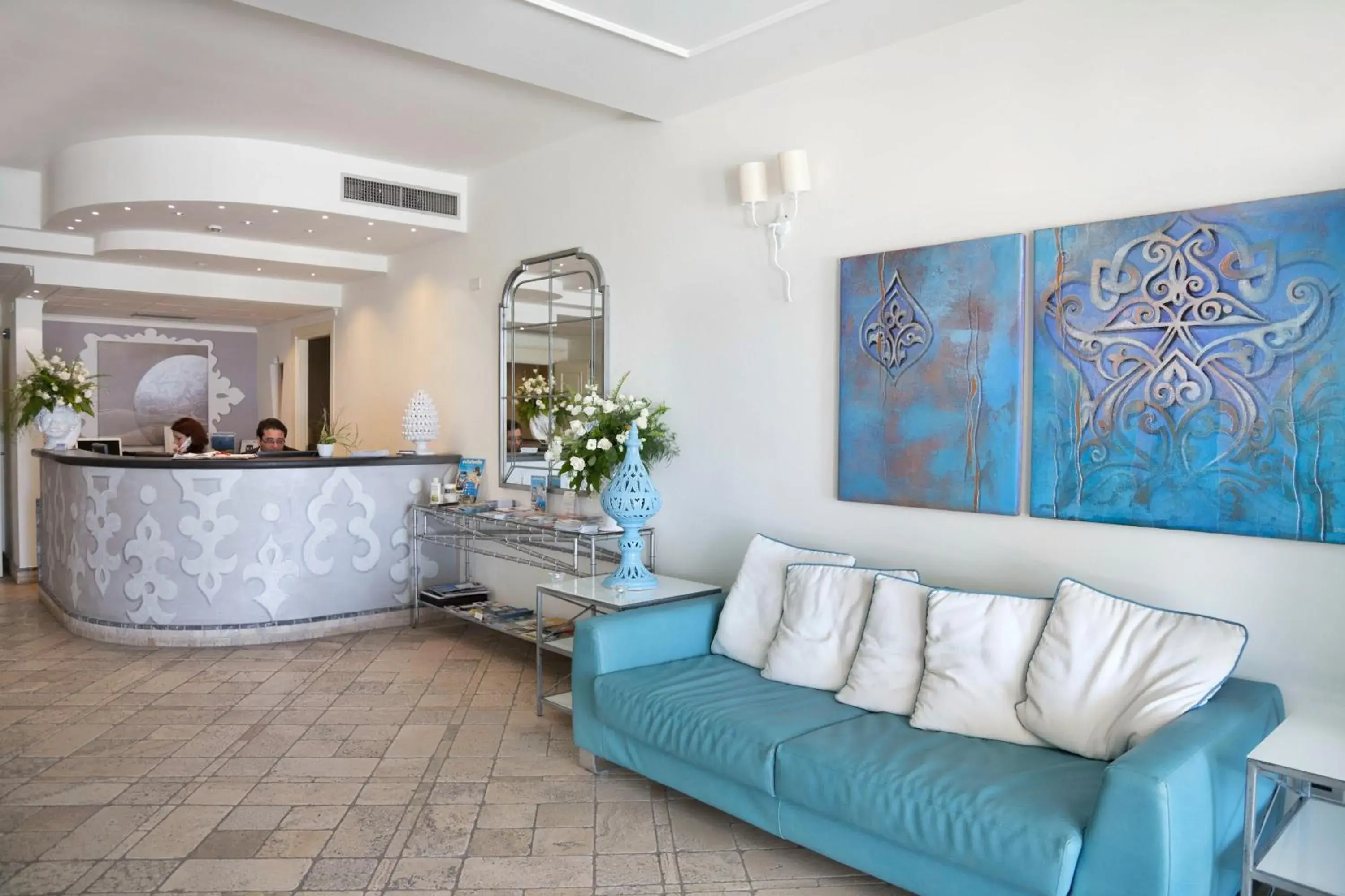 Lobby or reception in Hotel Mea - Aeolian Charme Lobby or reception in Hotel Mea - Aeolian Charme