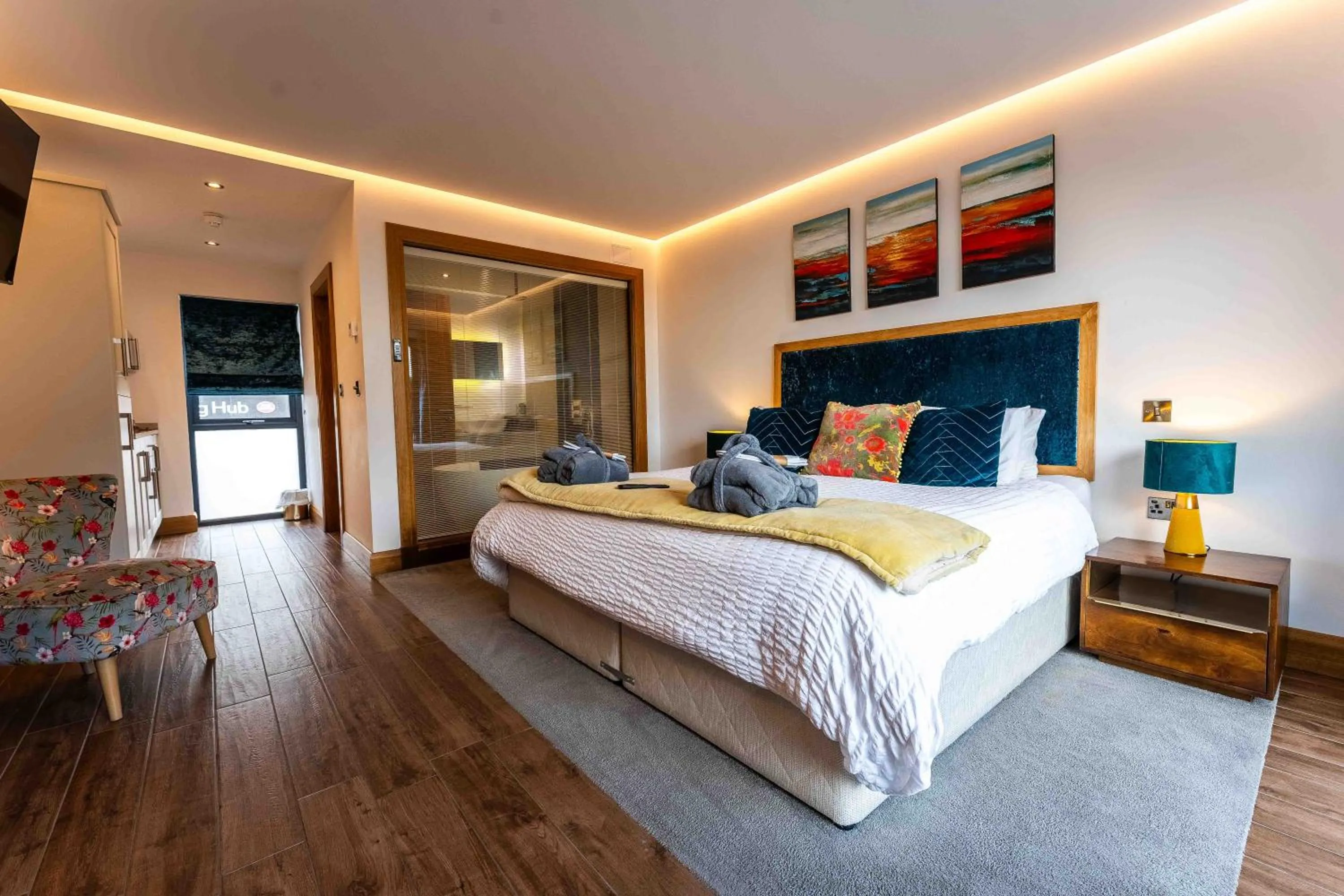 Bed in Antrim House Guest Rooms & Suites