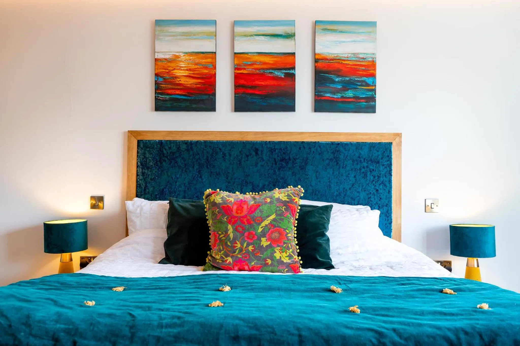 Bed in Antrim House Guest Rooms & Suites