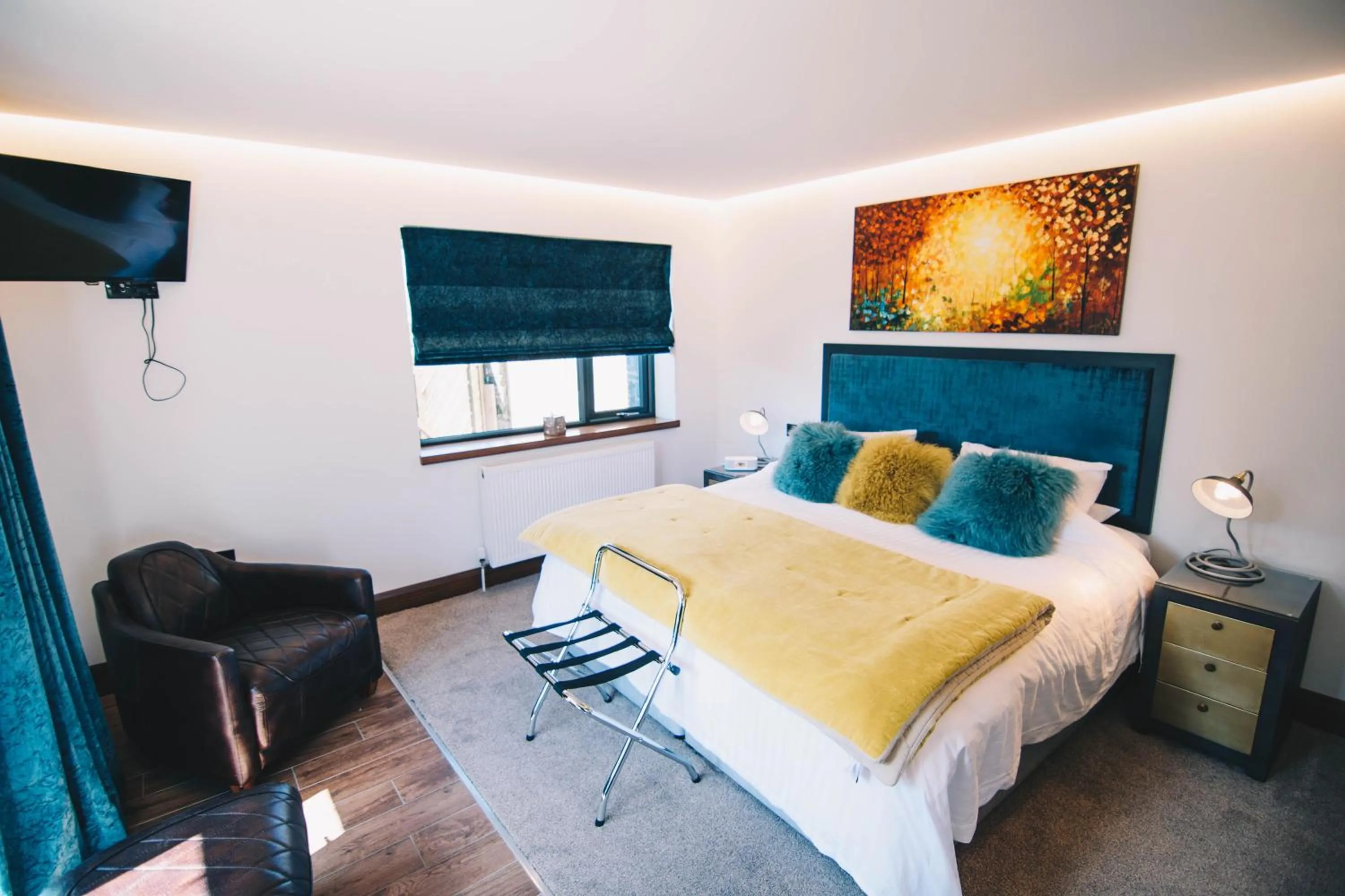 Bed in Antrim House Guest Rooms & Suites