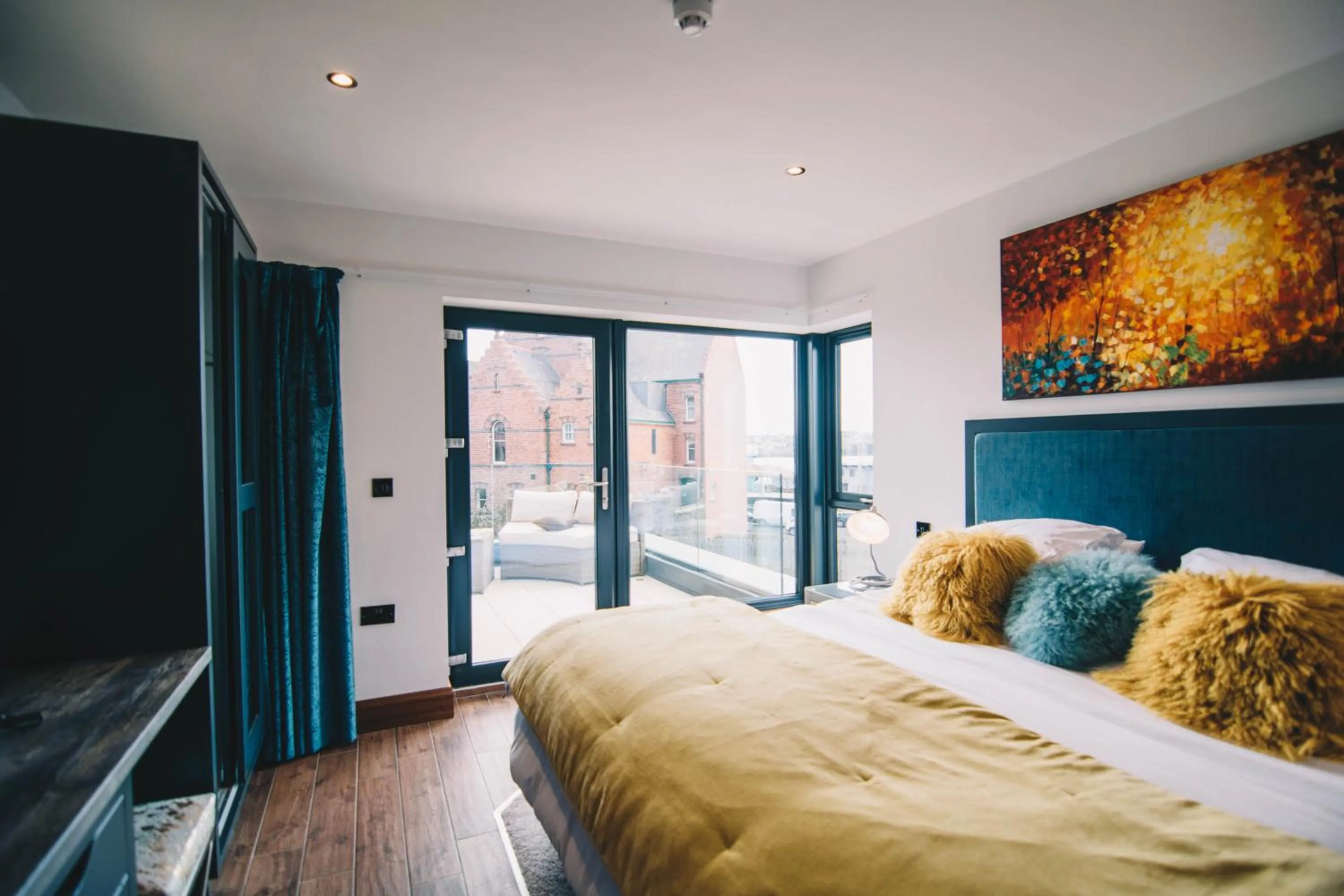 Bed in Antrim House Guest Rooms & Suites