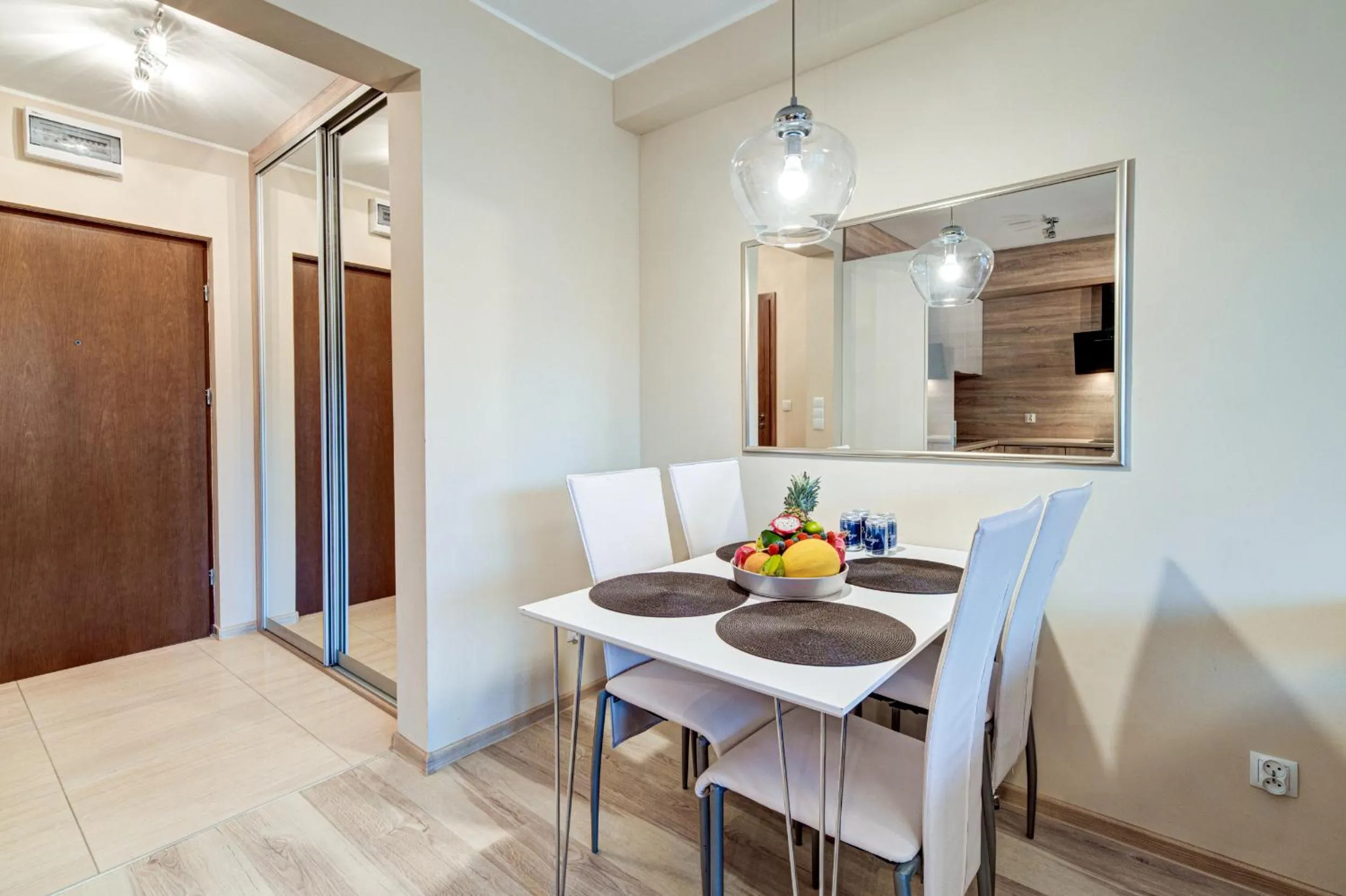 Kitchen or kitchenette in Apartamenty Zdrojowa