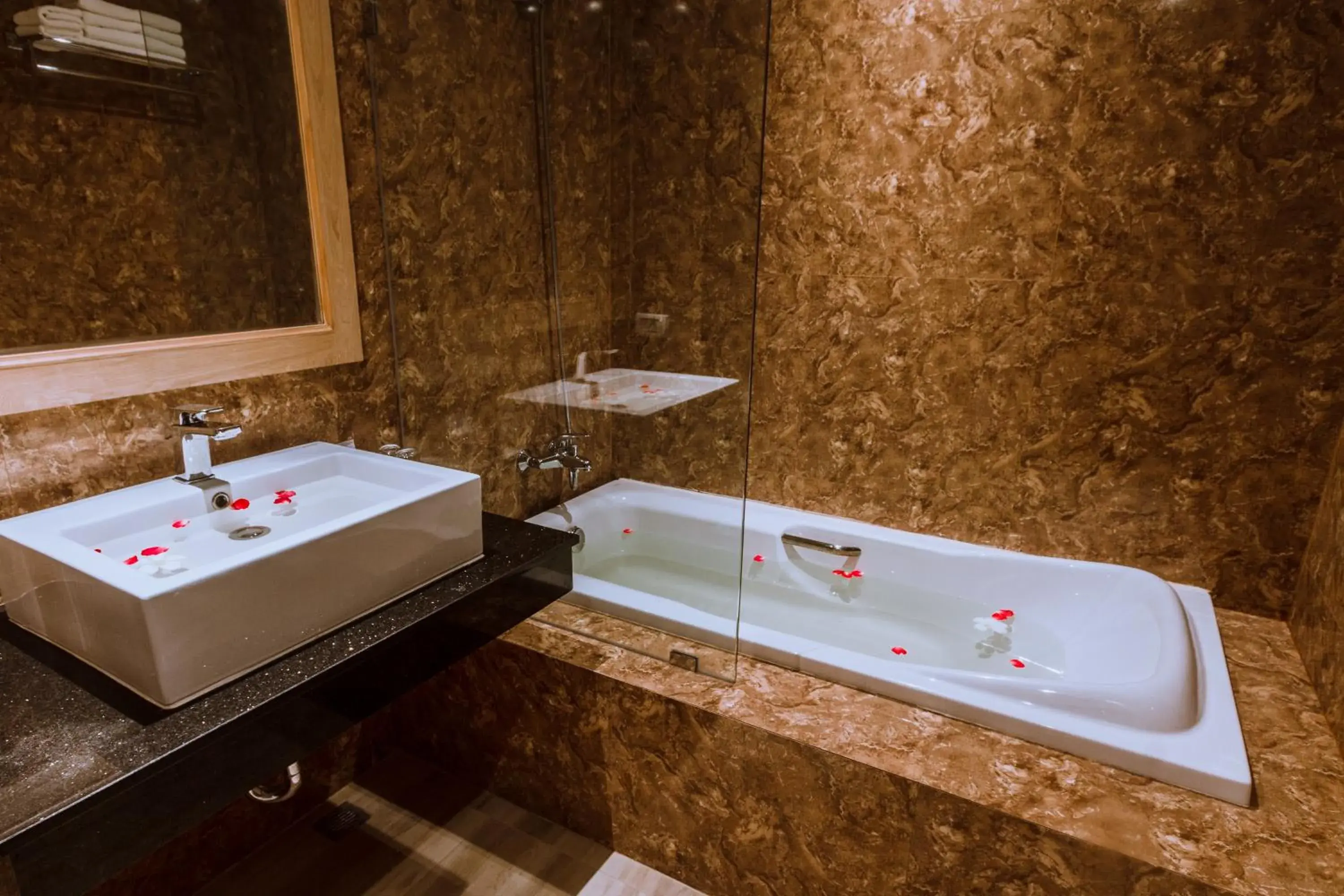 Bathroom in Airport Beach Hotel Phuket Bathroom in Airport Beach Hotel Phuket