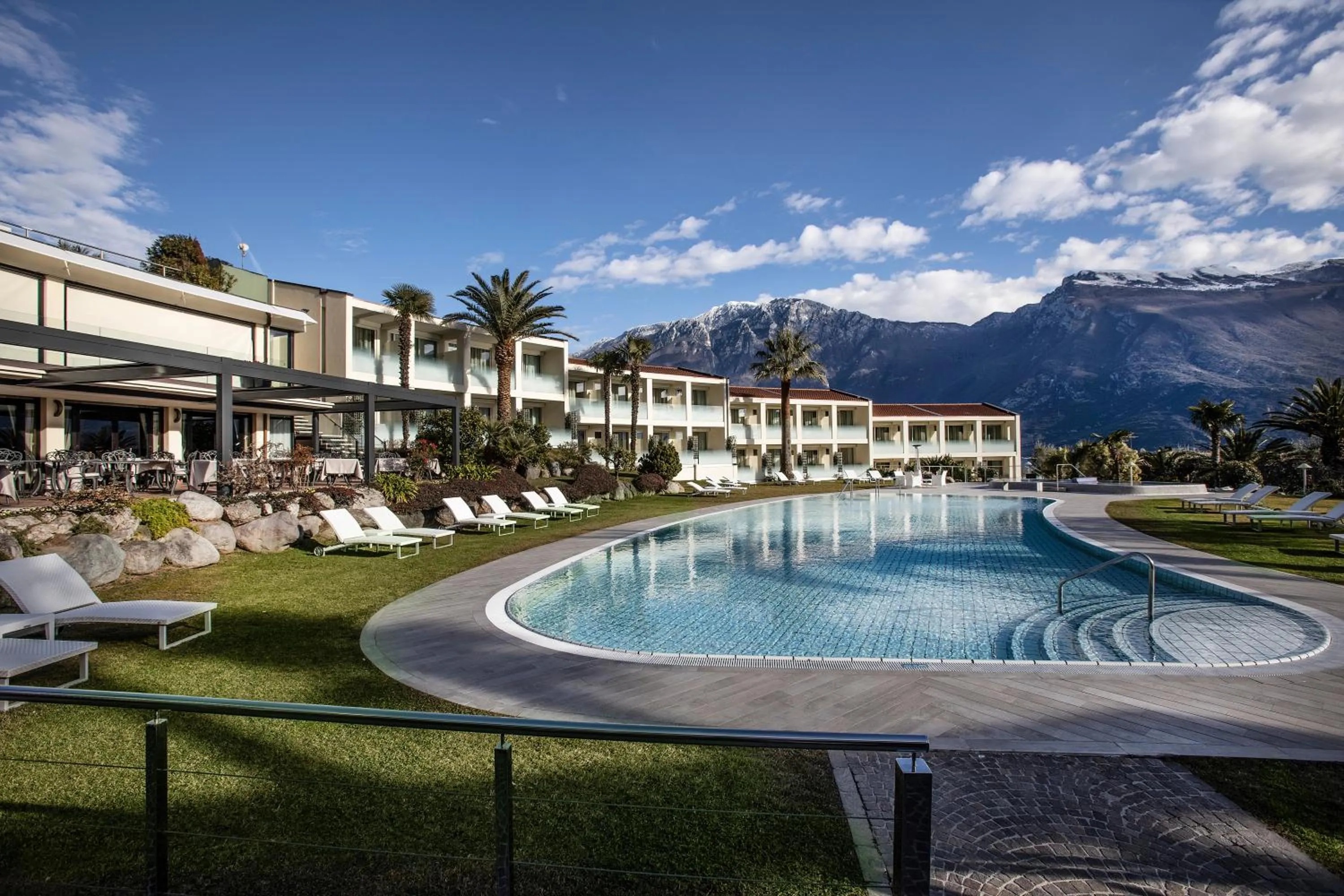 Pool view in Park Hotel Imperial