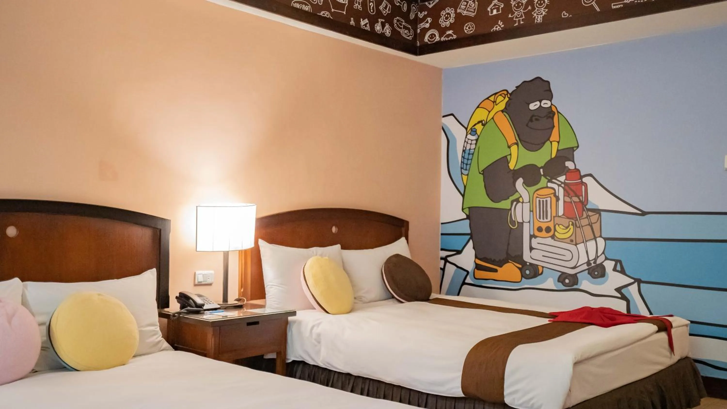 Bed in Yoho Beach Resort Kenting