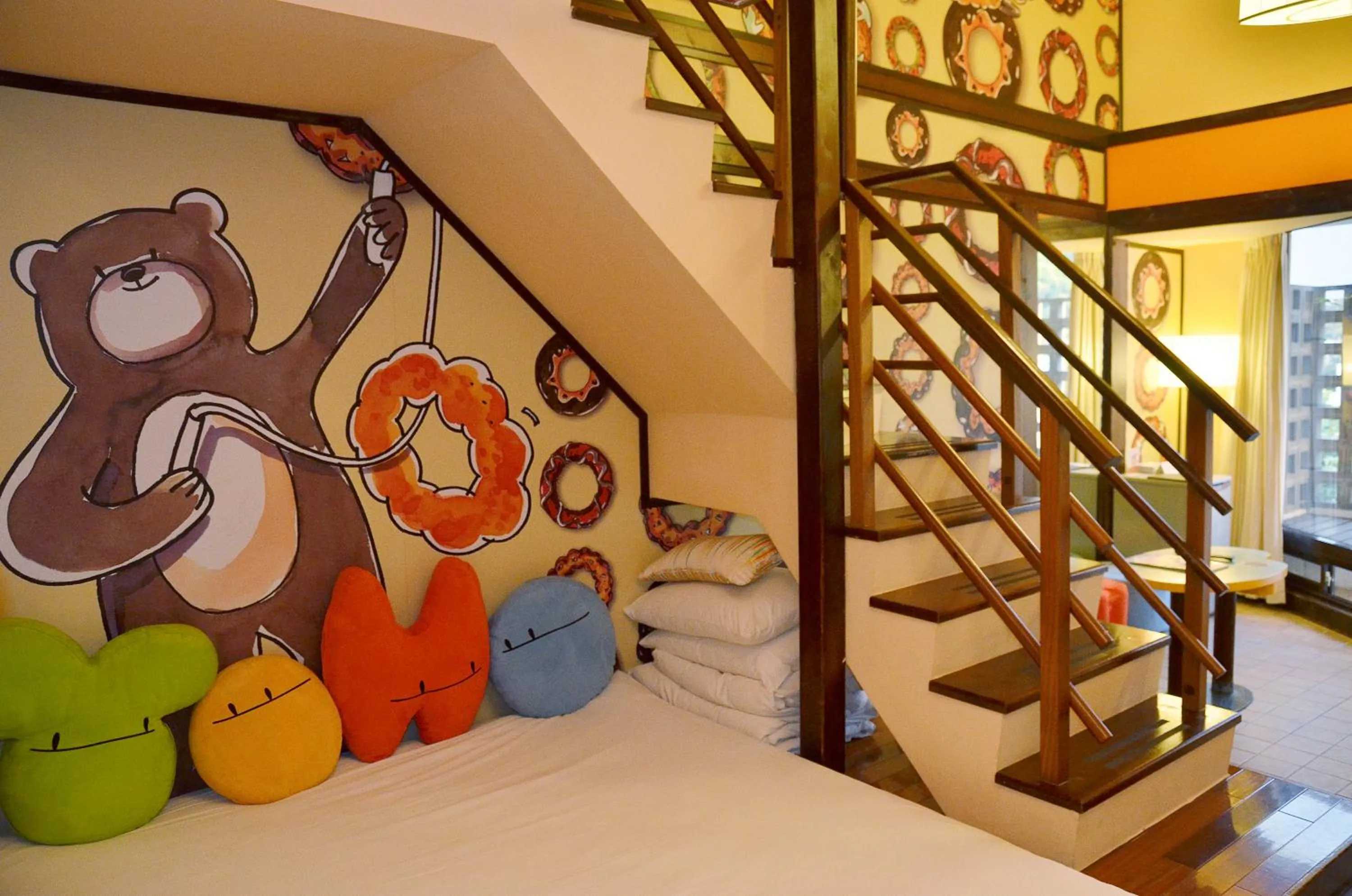 Bedroom, Bed in Yoho Beach Resort Kenting