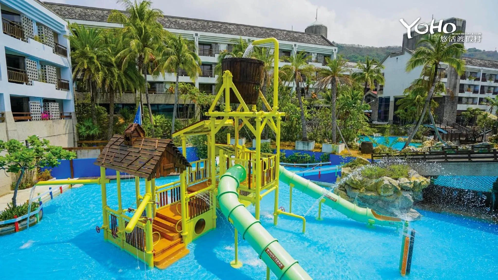 Children play ground in Yoho Beach Resort Kenting