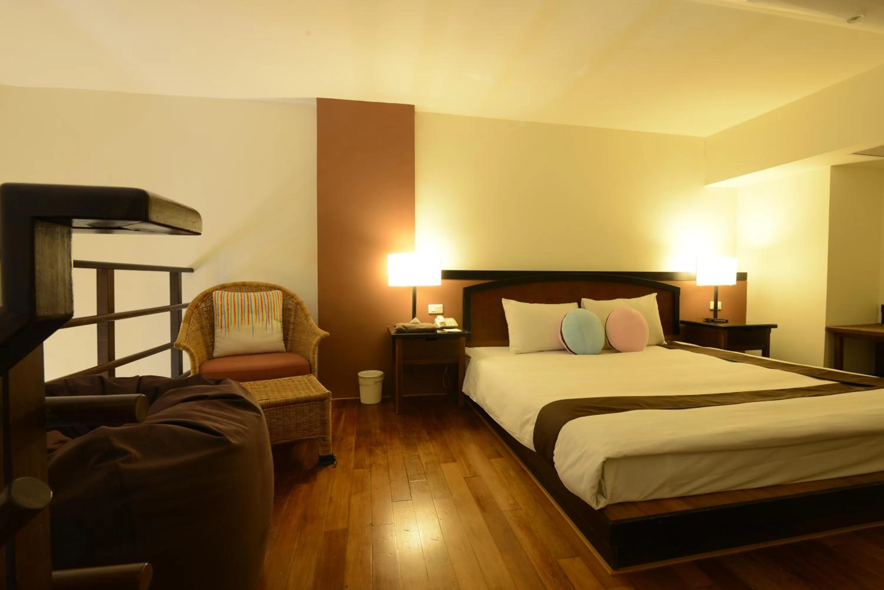 Bed in Yoho Beach Resort Kenting