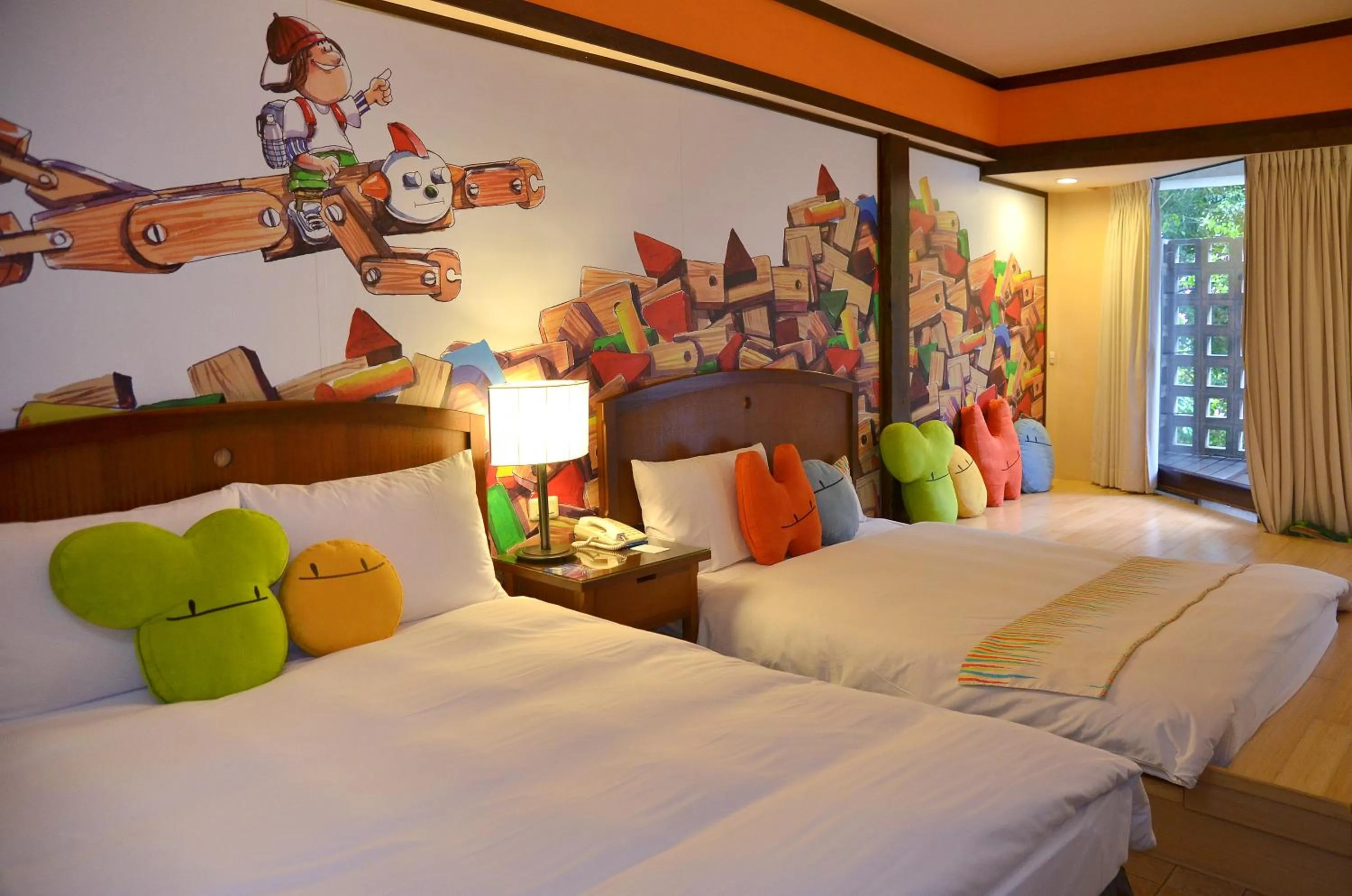 Bed in Yoho Beach Resort Kenting
