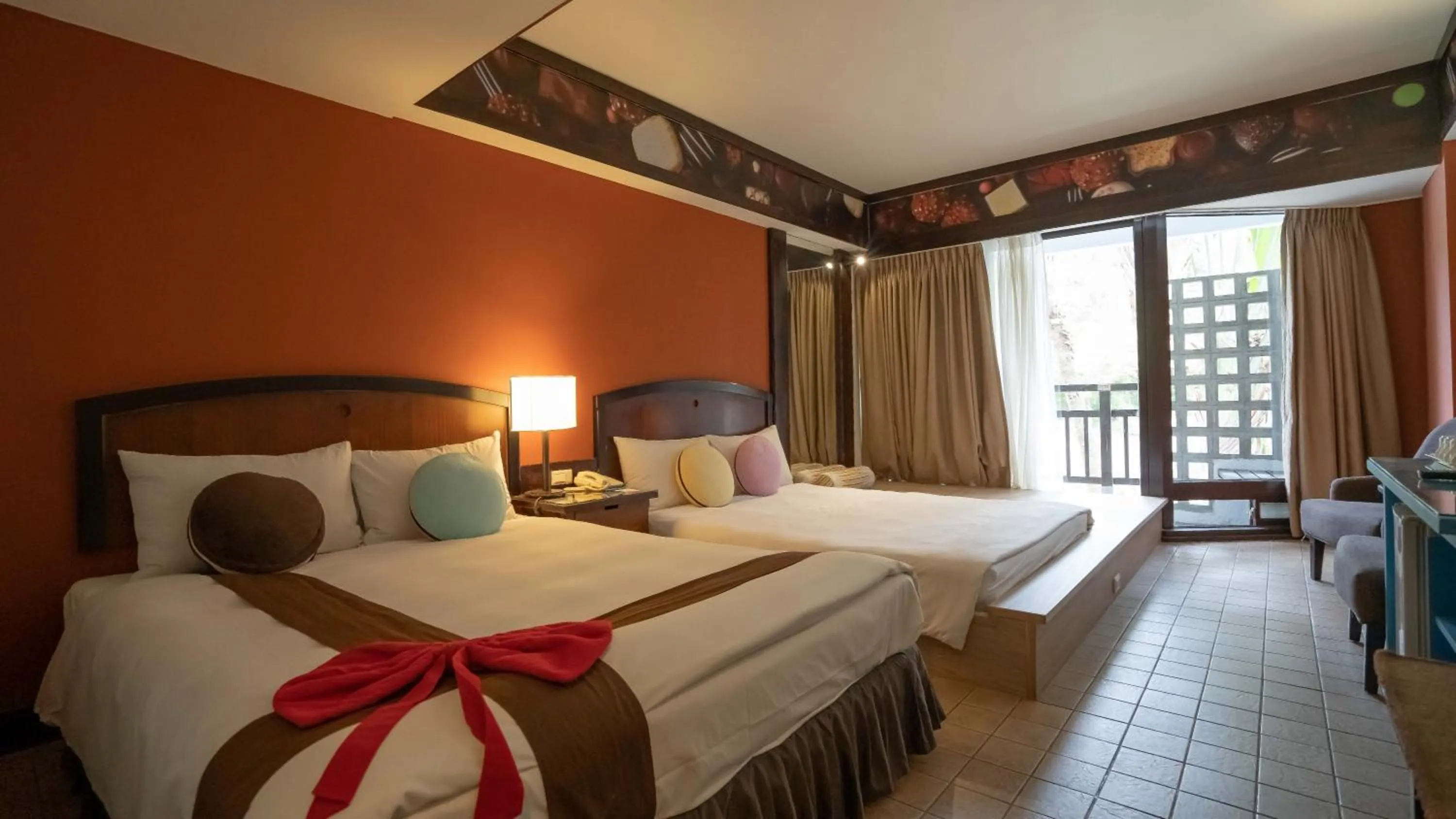 Bed in Yoho Beach Resort Kenting