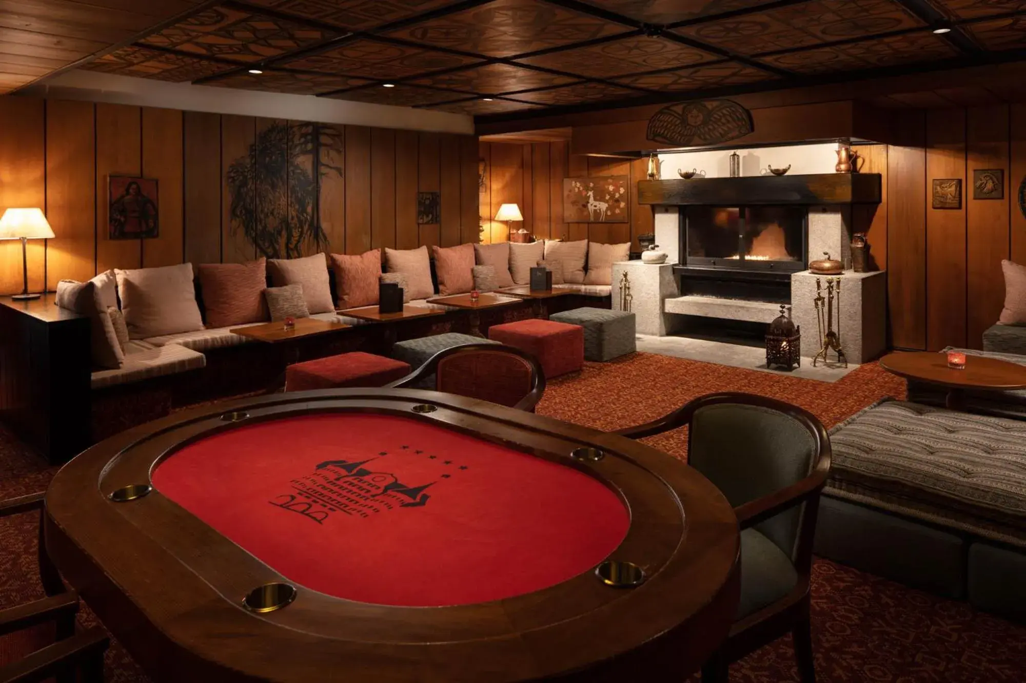 Lounge or bar in Suvretta House Lounge or bar in Suvretta House