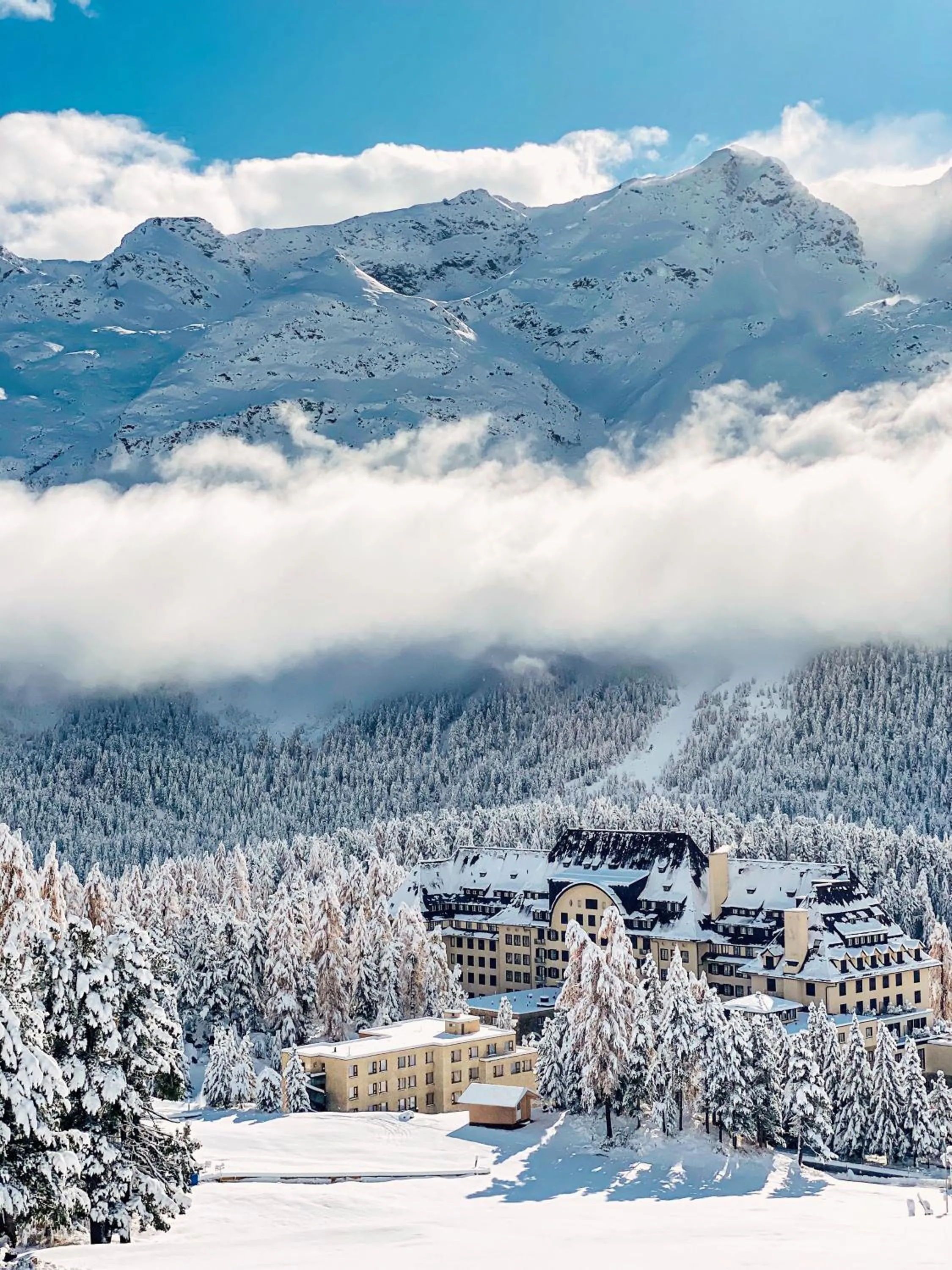 Natural landscape in Suvretta House