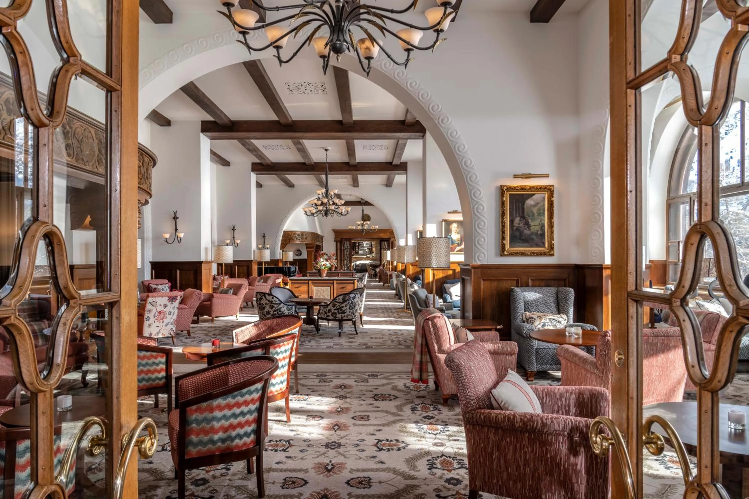 Lobby or reception in Suvretta House