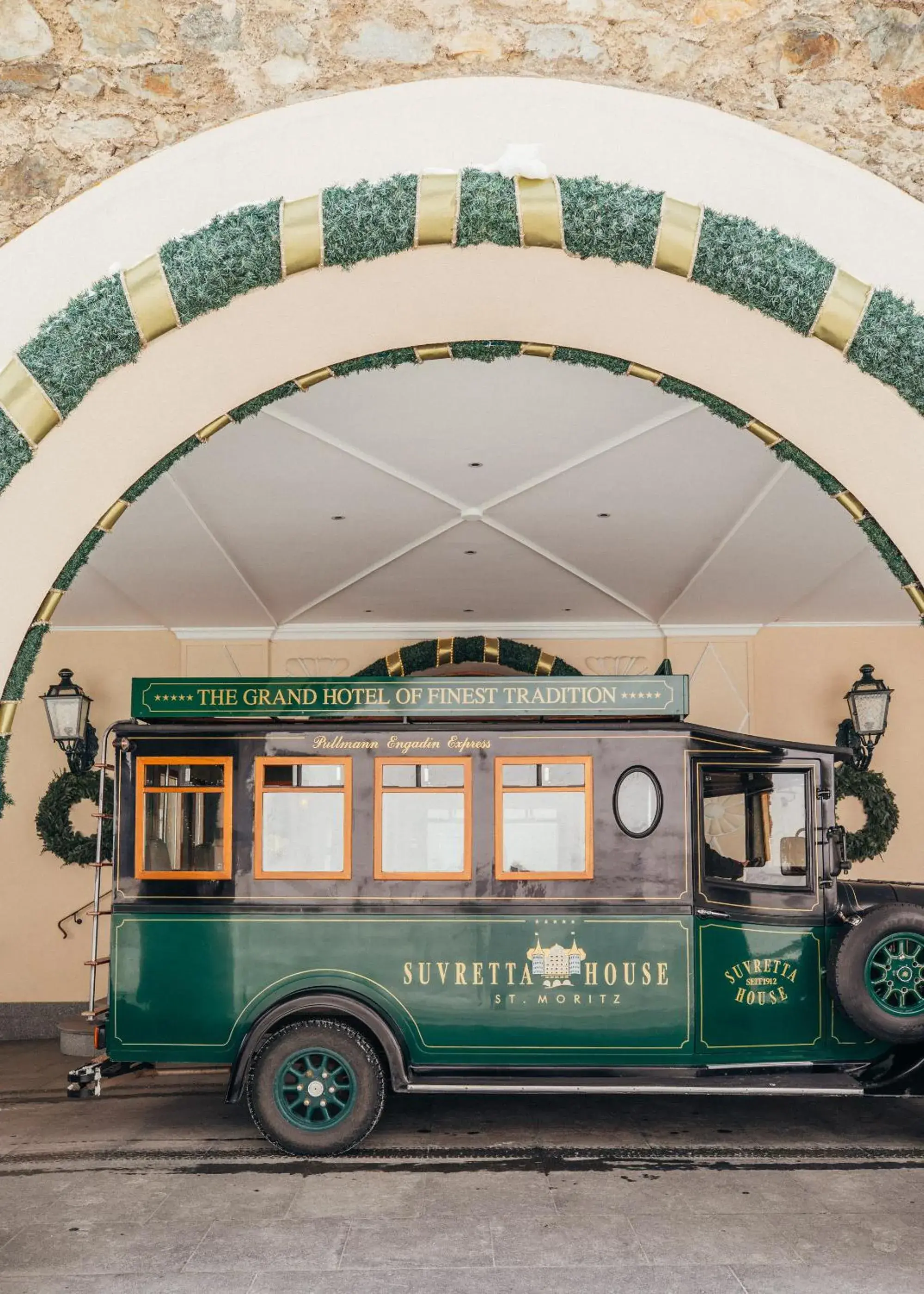 Facade/entrance in Suvretta House Facade/entrance in Suvretta House