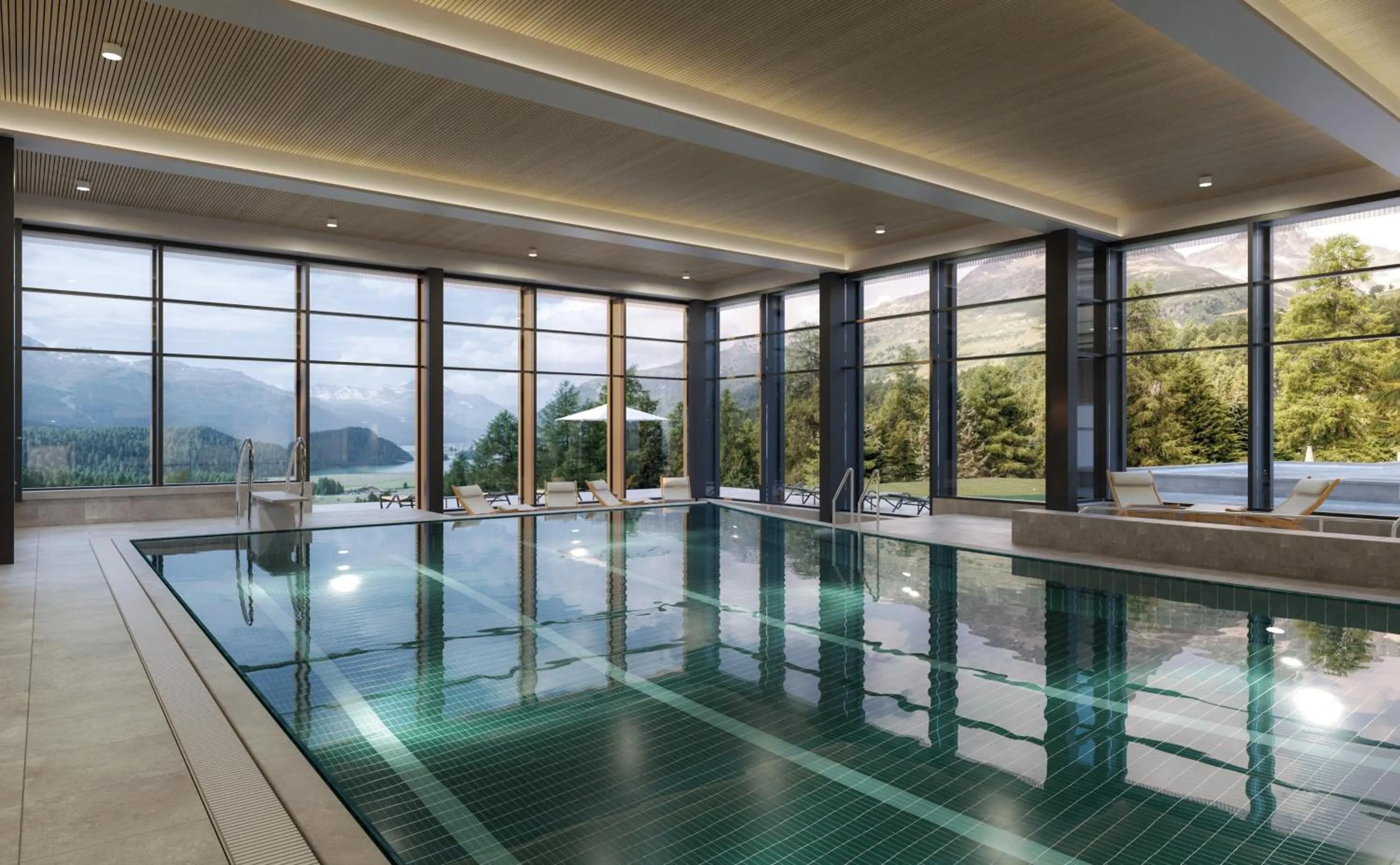 Swimming pool in Suvretta House