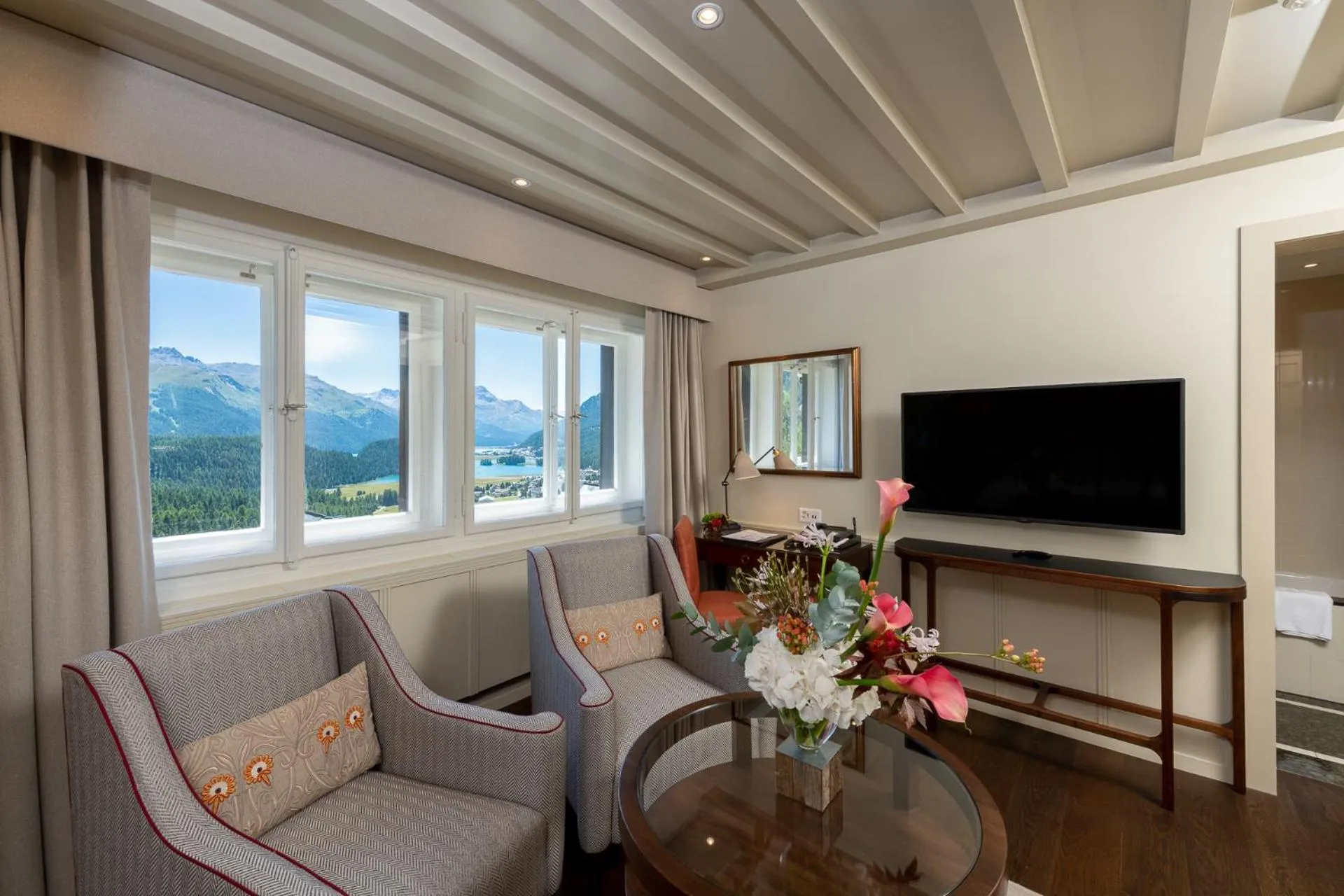 Living room in Suvretta House