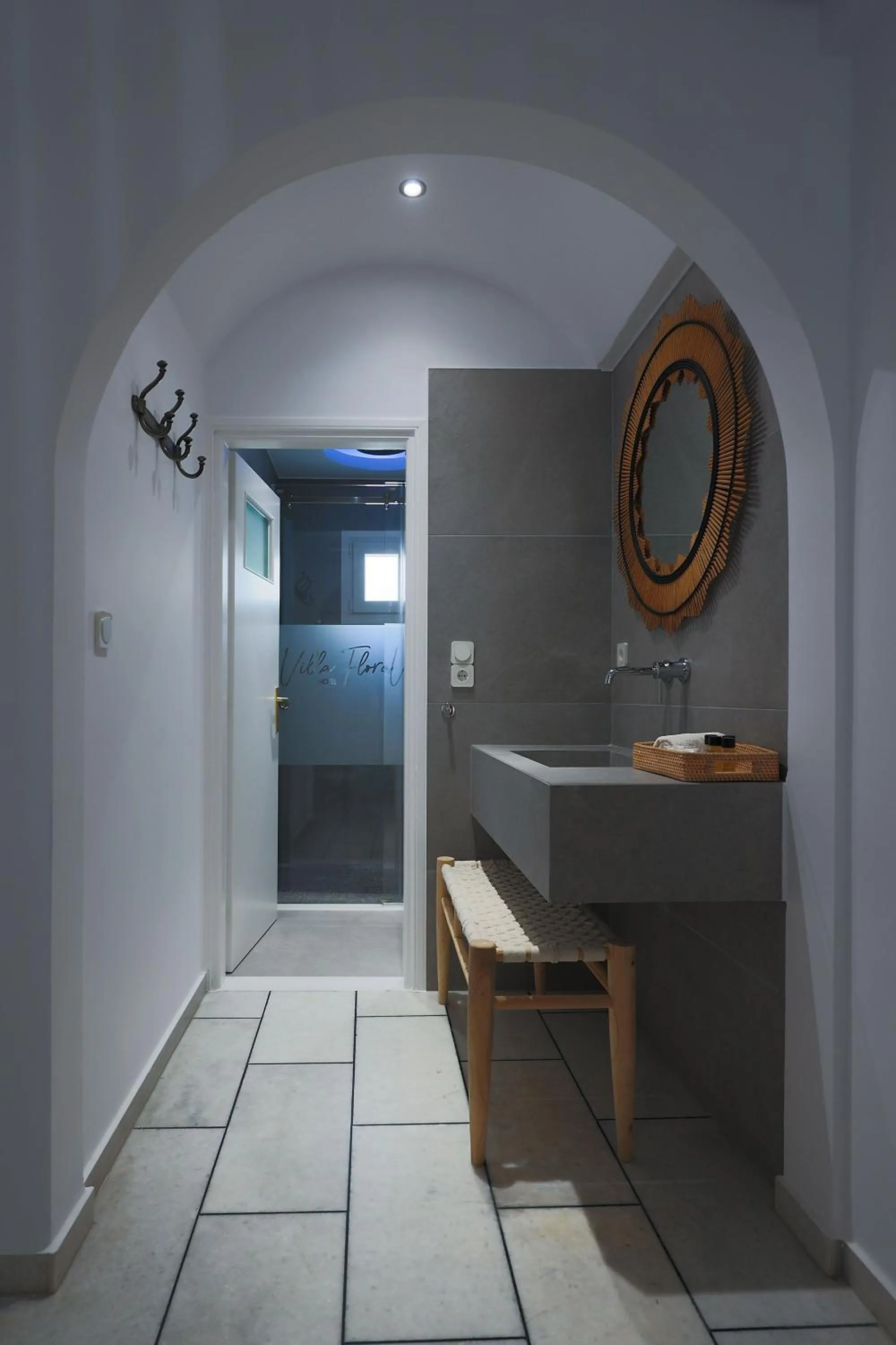 Shower in Hotel Villa Flora