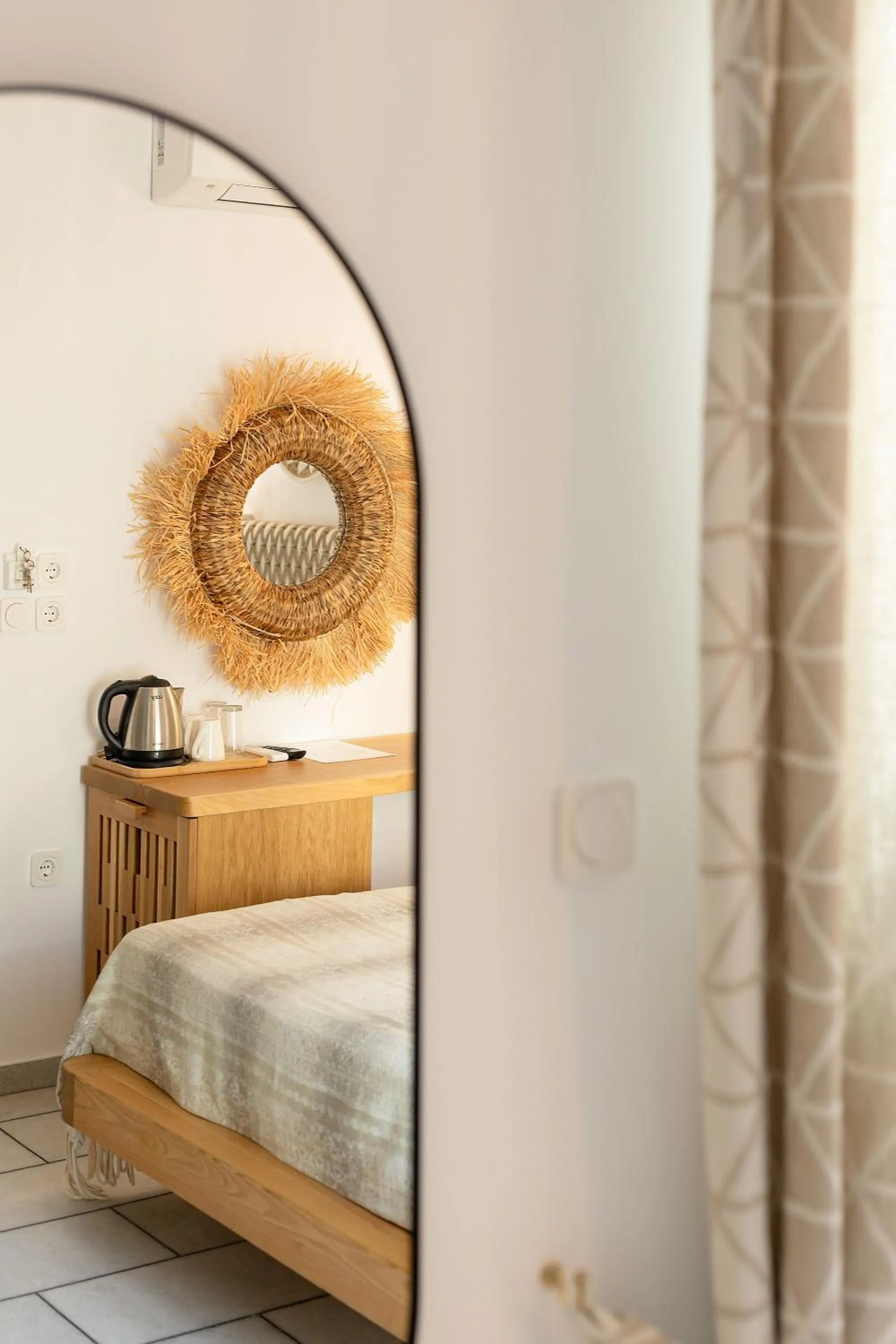 Shower, Bed in Hotel Villa Flora