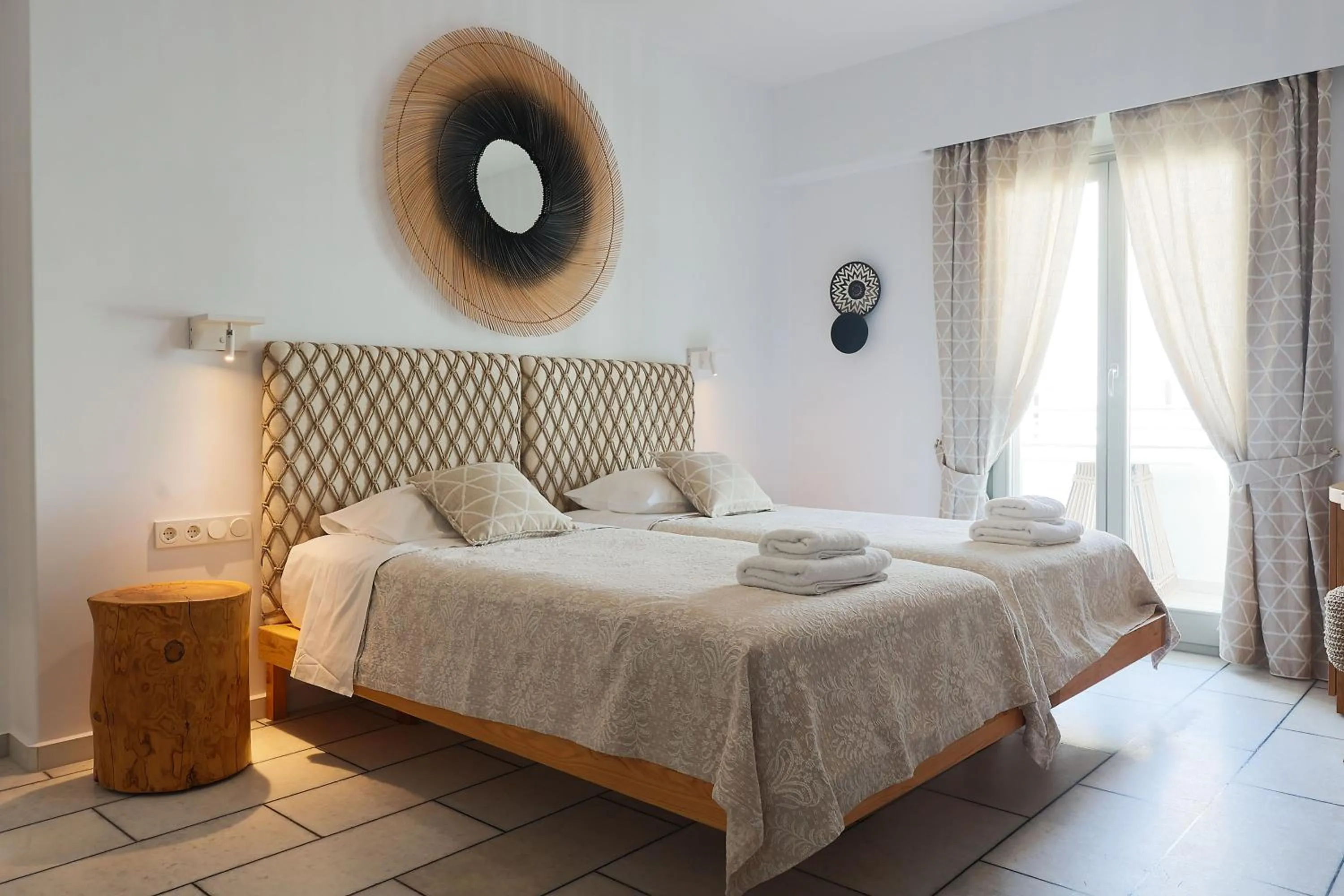 Bed in Hotel Villa Flora