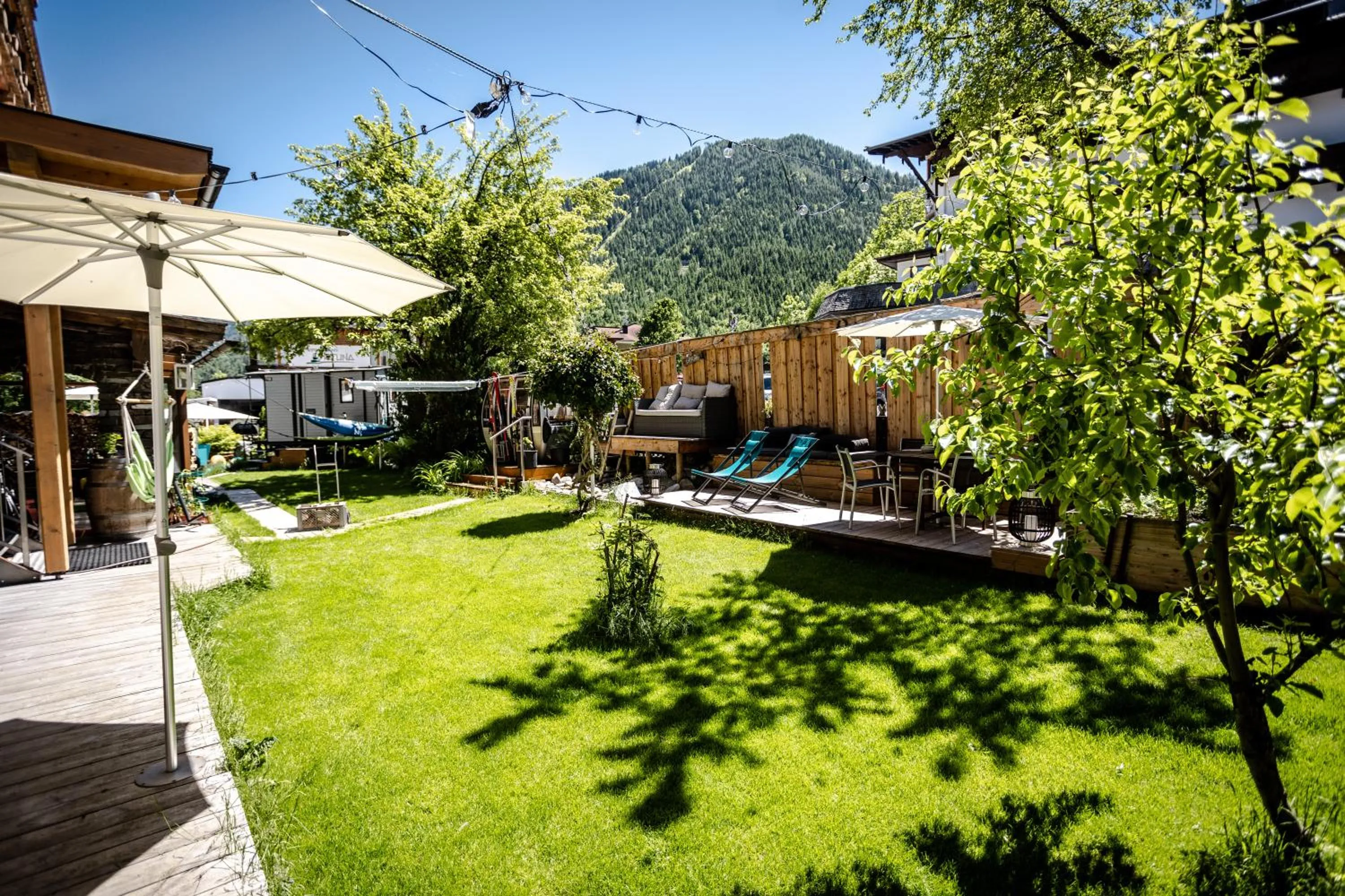 Patio in ALPENHOTEL TYROL - B&B - ADULTS ONLY - Alpines Lifestylehotel