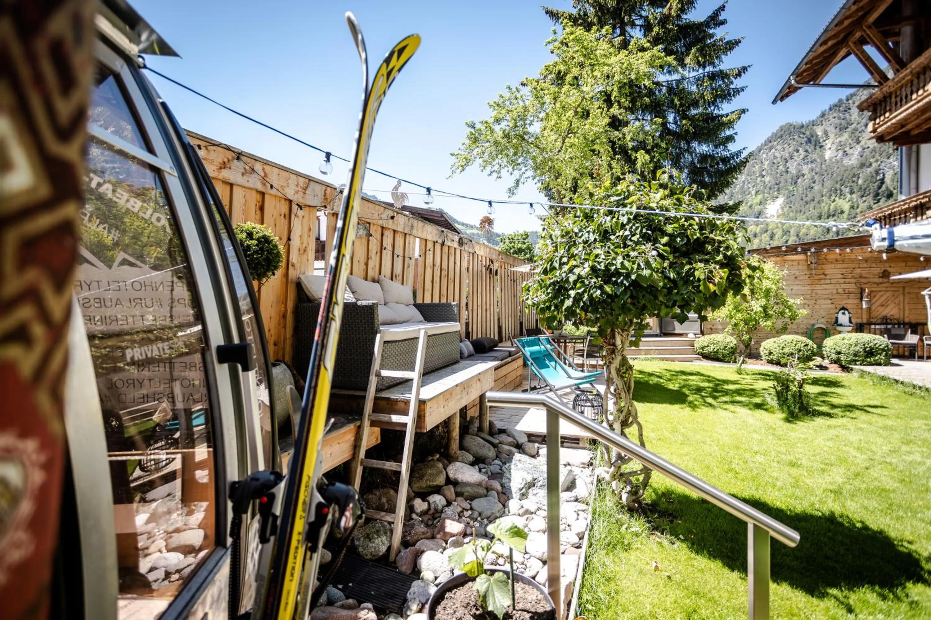 Patio in ALPENHOTEL TYROL - B&B - ADULTS ONLY - Alpines Lifestylehotel