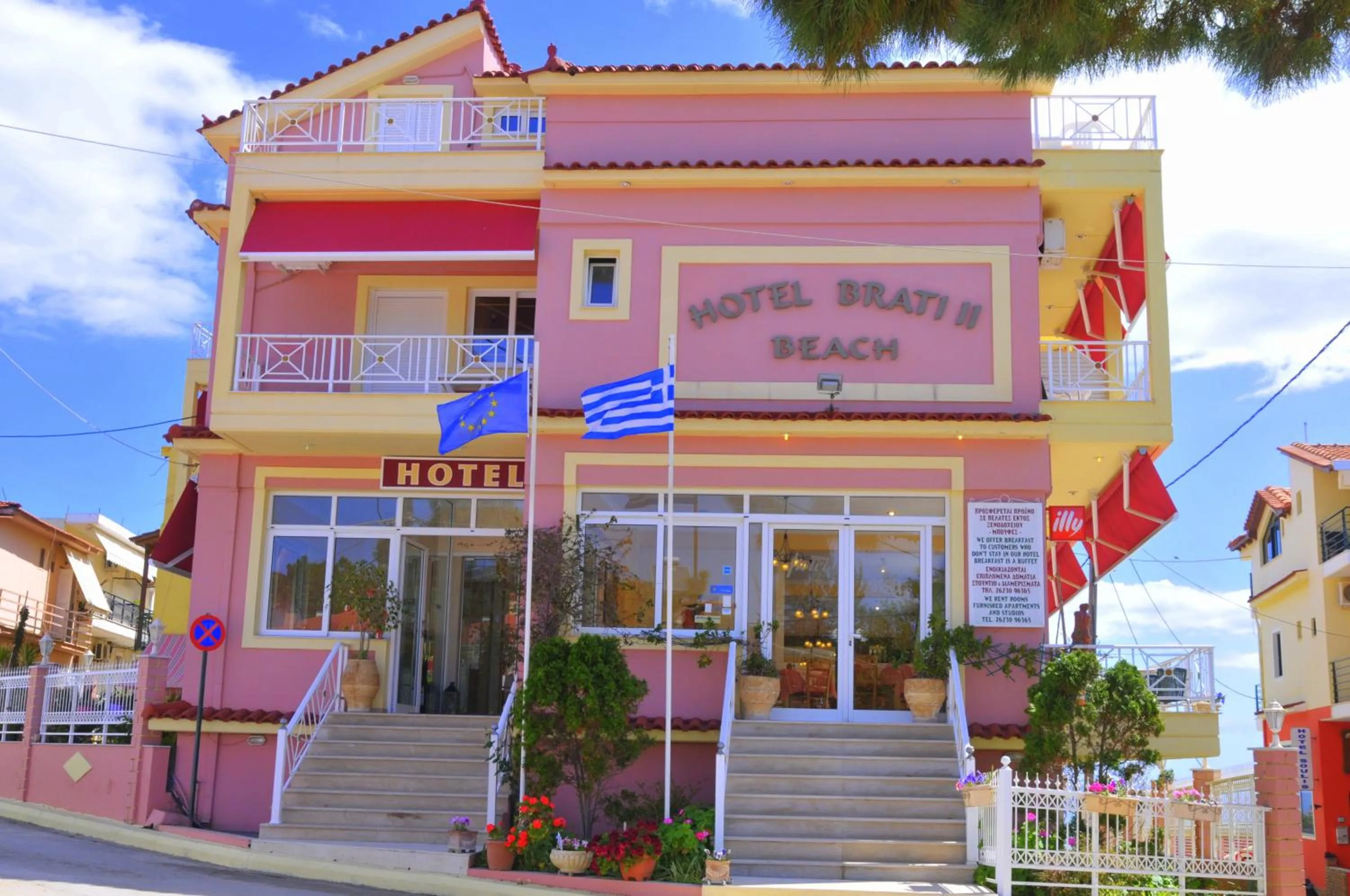 Property building in Brati II Beach Hotel