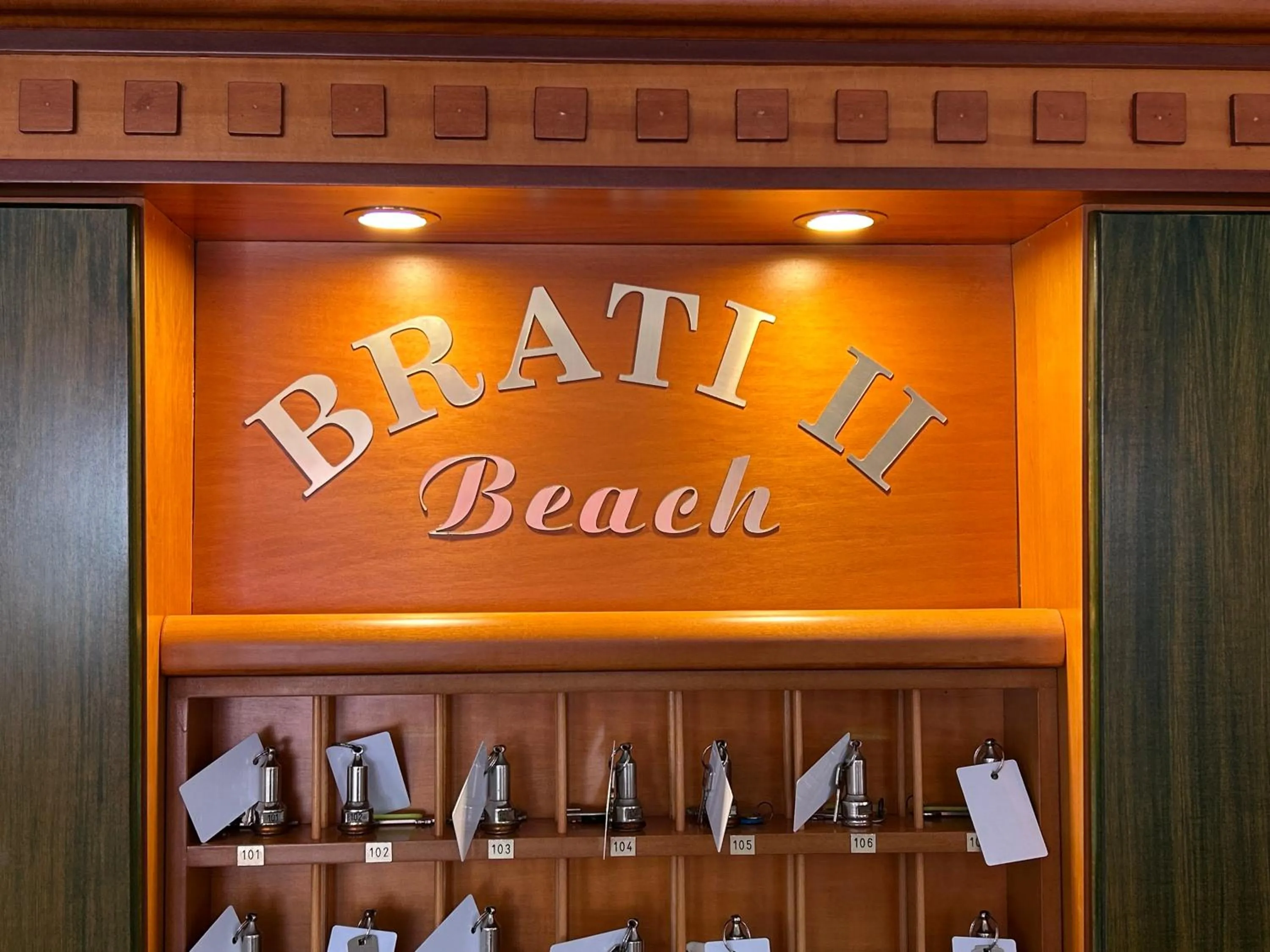 Property logo or sign in Brati II Beach Hotel