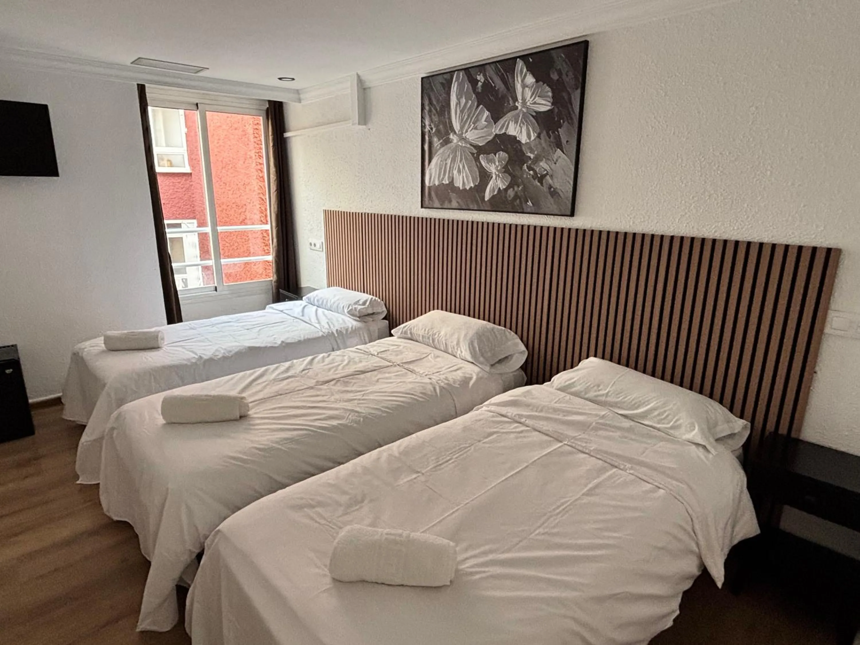 Bed in Hotel New Sanz