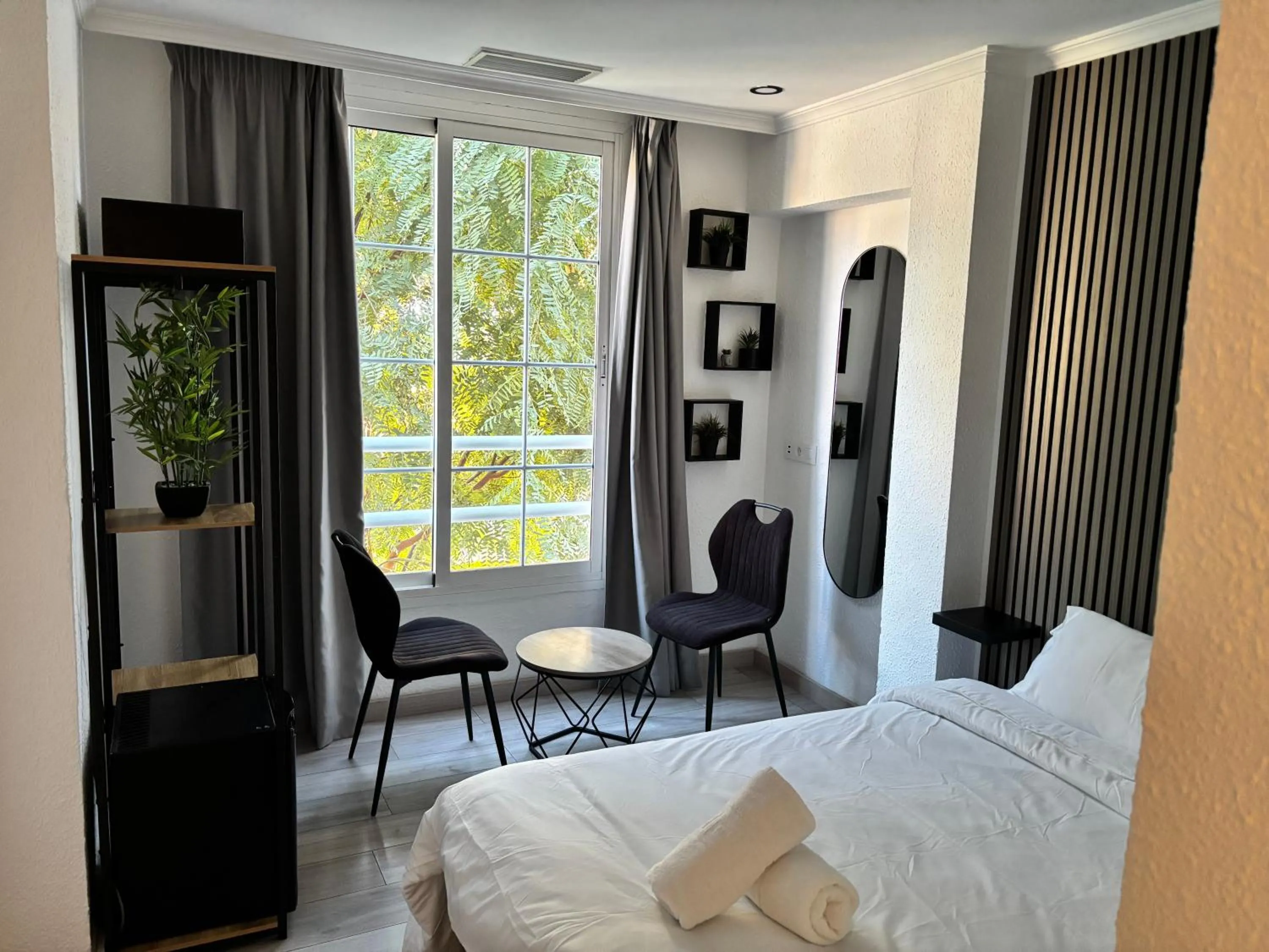 Bed in Hotel New Sanz