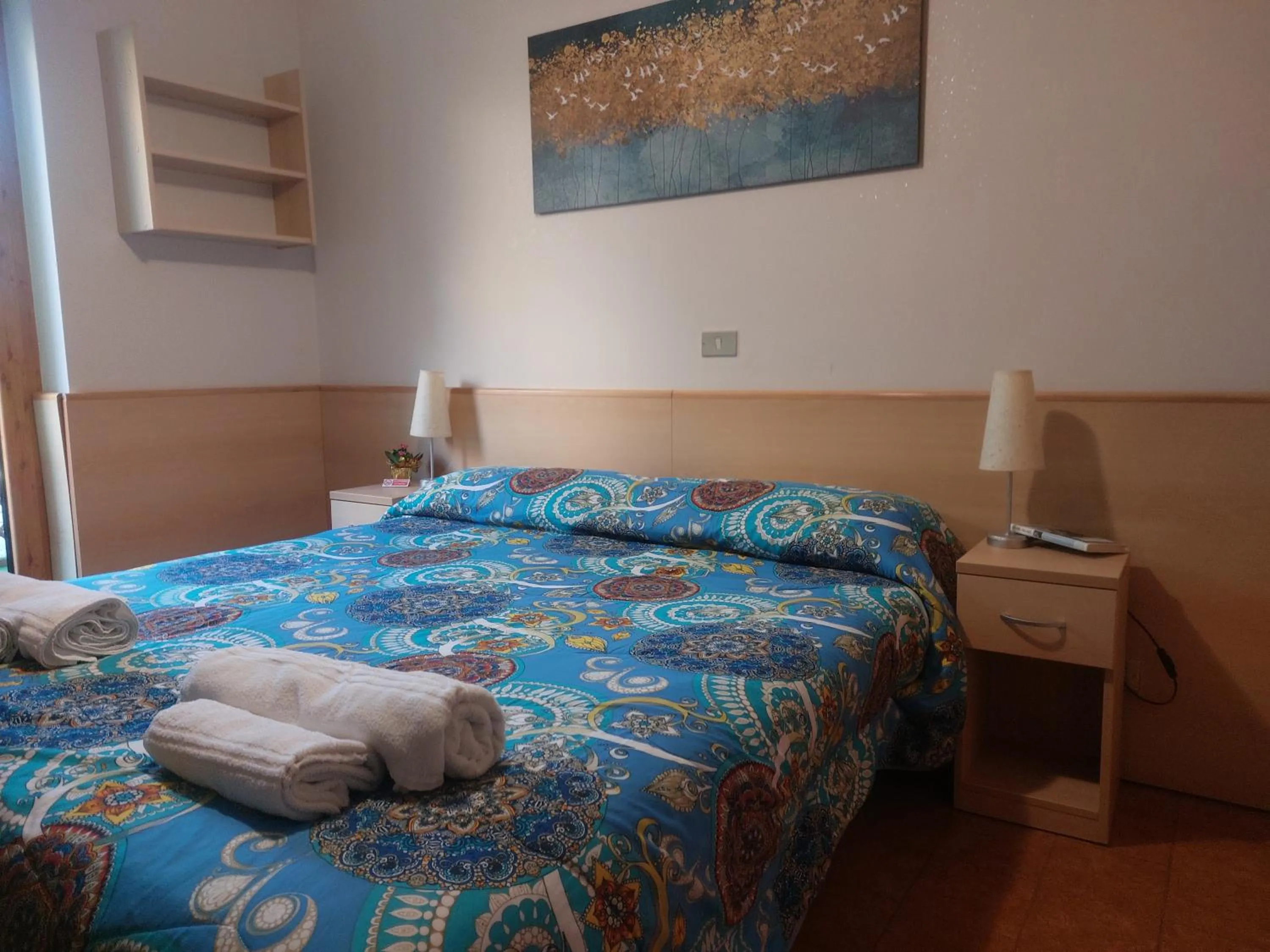Bed in Hotel Villa Grazia